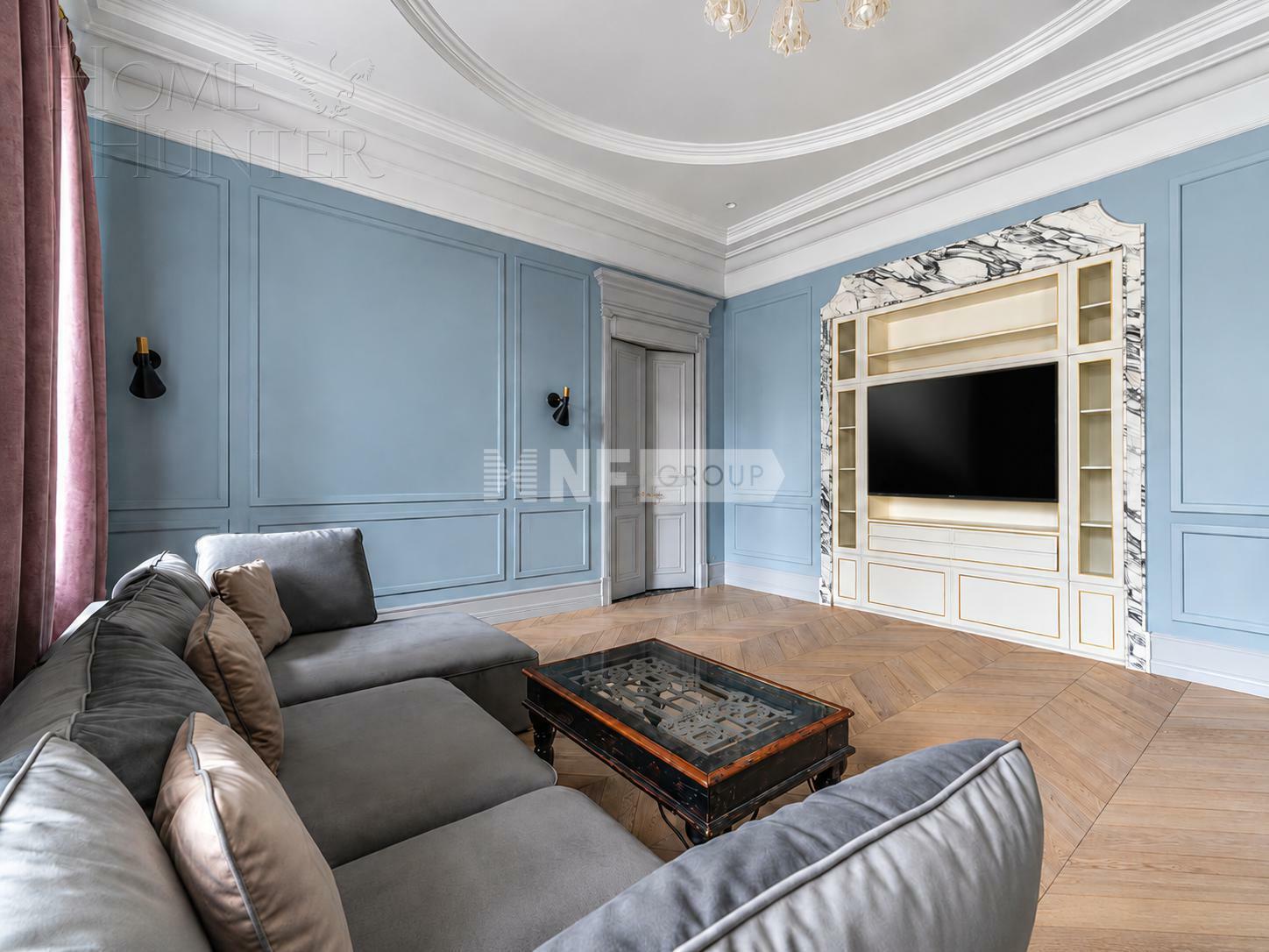 3-КОМН. КВАРТИРА С ОТДЕЛКОЙ 110 М² НА 4 ЭТАЖЕ