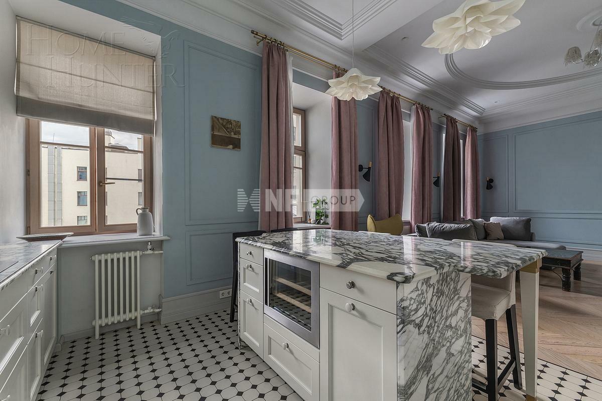 3-КОМН. КВАРТИРА С ОТДЕЛКОЙ 110 М² НА 4 ЭТАЖЕ