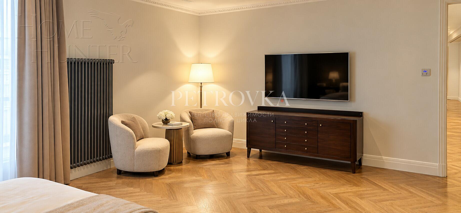 2-КОМН. АПАРТАМЕНТЫ С ОТДЕЛКОЙ 254 М² НА 5 ЭТАЖЕ