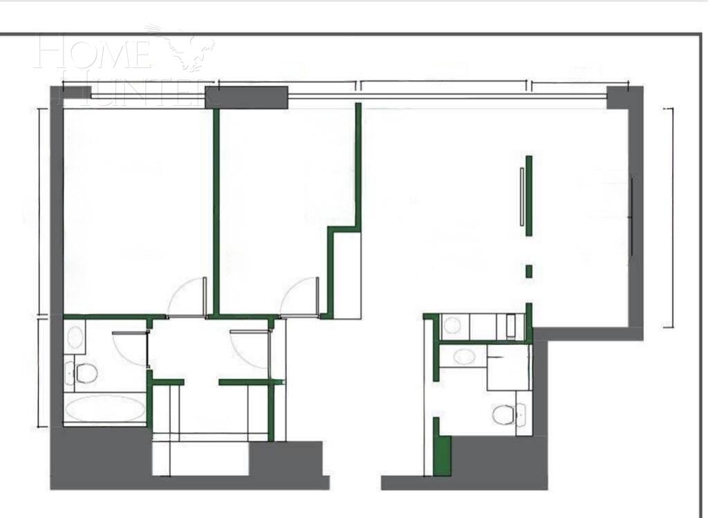 3-КОМН. КВАРТИРА С ОТДЕЛКОЙ 90 М² НА 11 ЭТАЖЕ