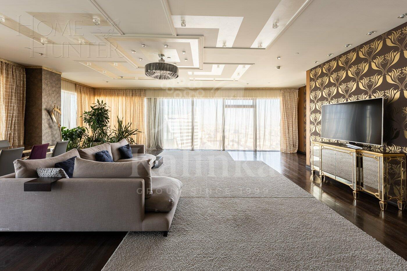 3-КОМН. АПАРТАМЕНТЫ С ОТДЕЛКОЙ 235 М² НА 57 ЭТАЖЕ
