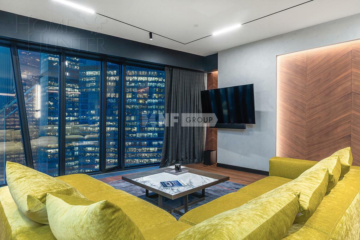 1-КОМН. АПАРТАМЕНТЫ С ОТДЕЛКОЙ 94.4 М² НА 35 ЭТАЖЕ
