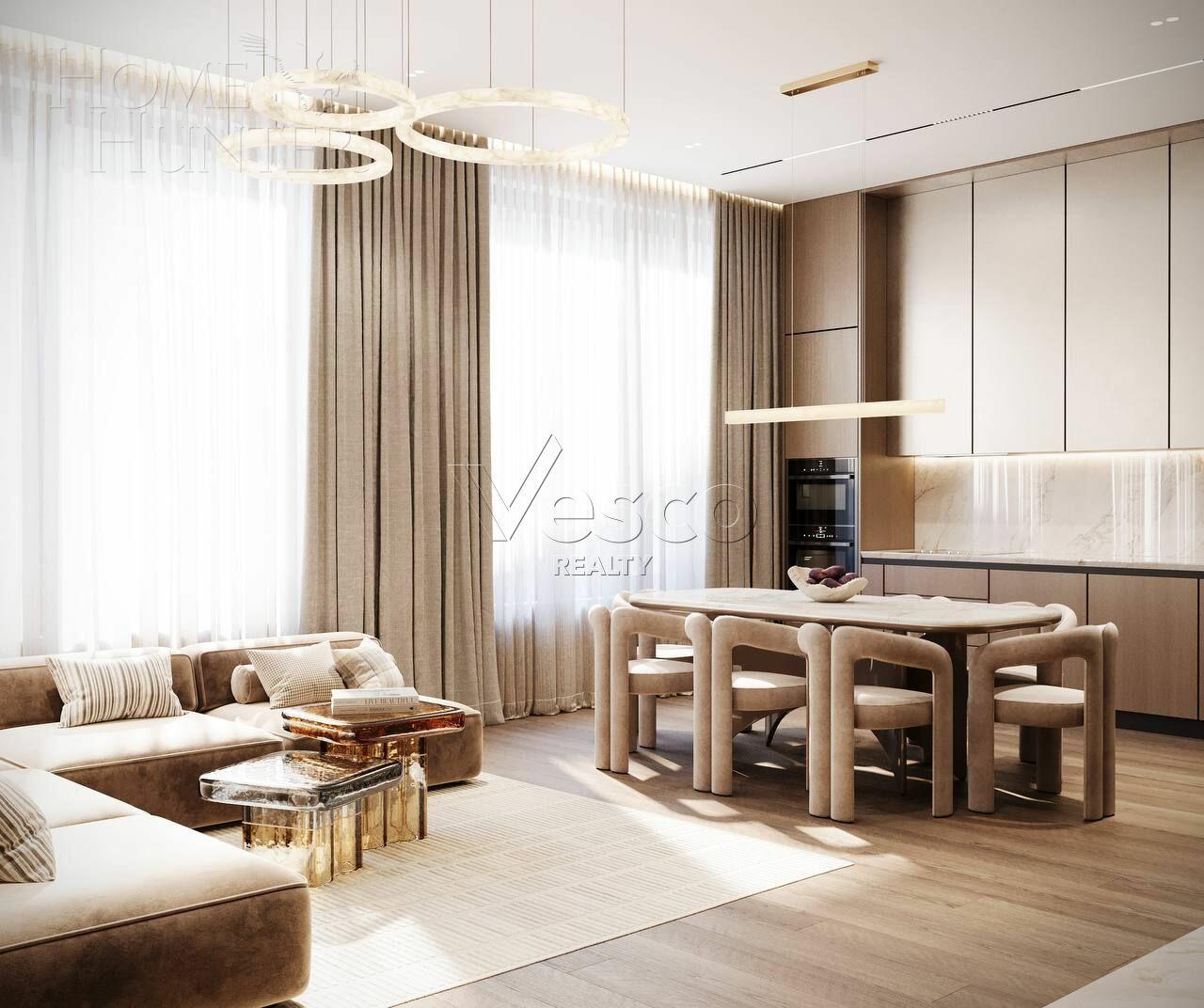 4-КОМН. КВАРТИРА С ОТДЕЛКОЙ 123 М² НА 23 ЭТАЖЕ