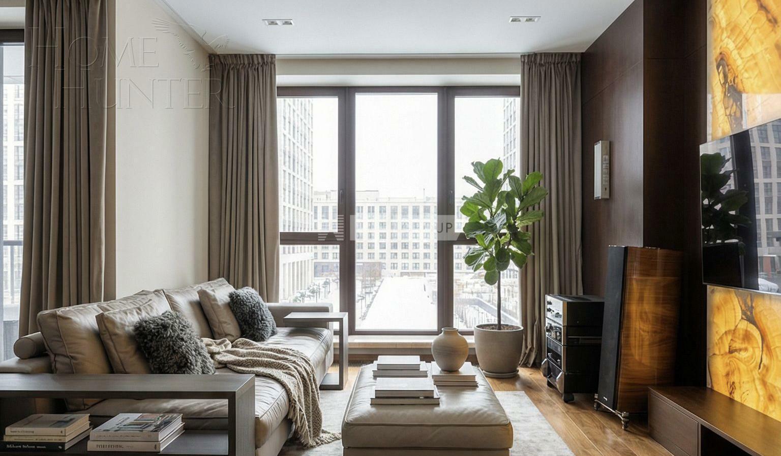 2-КОМН. КВАРТИРА С ОТДЕЛКОЙ 91.4 М² НА 4 ЭТАЖЕ