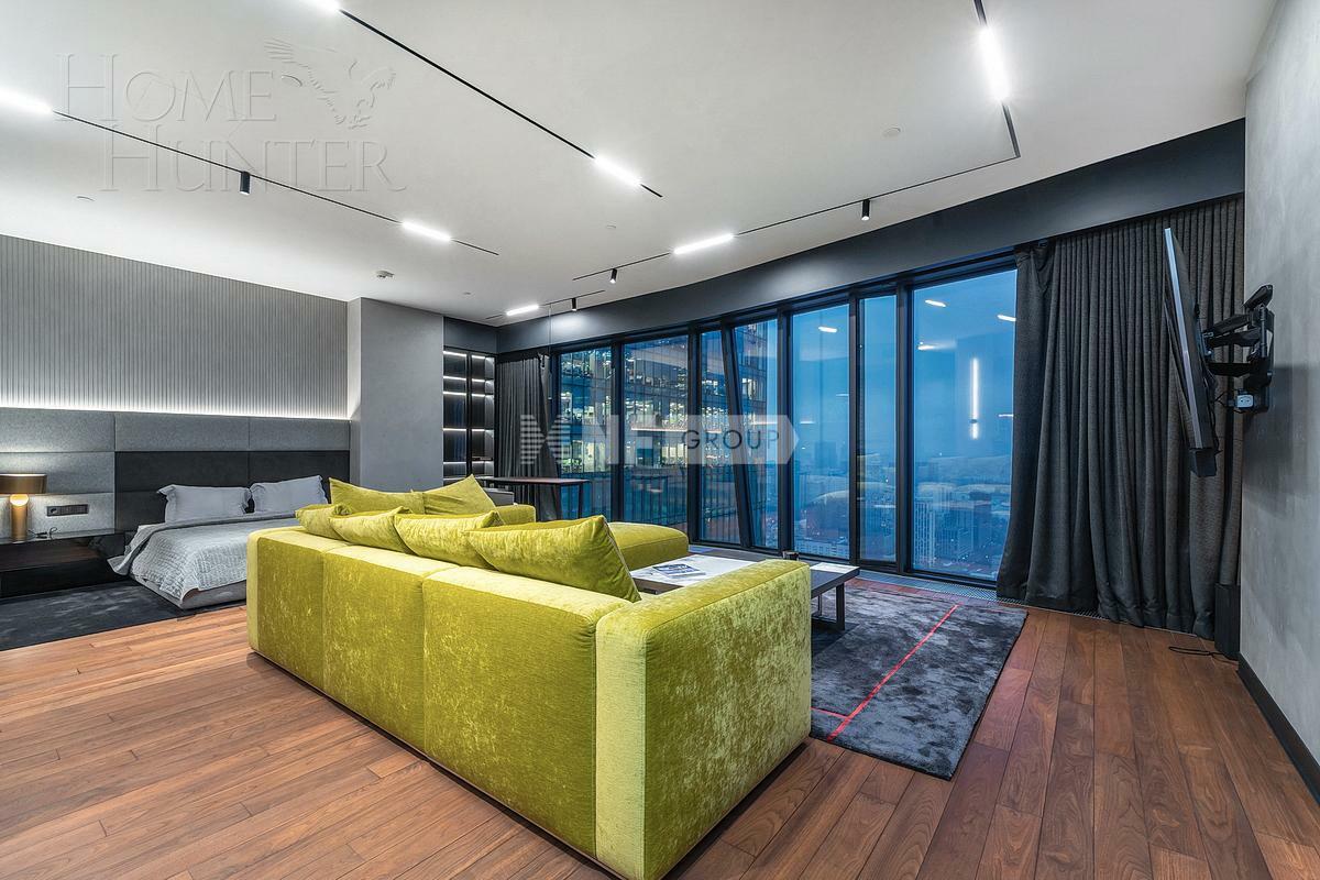1-КОМН. АПАРТАМЕНТЫ С ОТДЕЛКОЙ 94.4 М² НА 35 ЭТАЖЕ