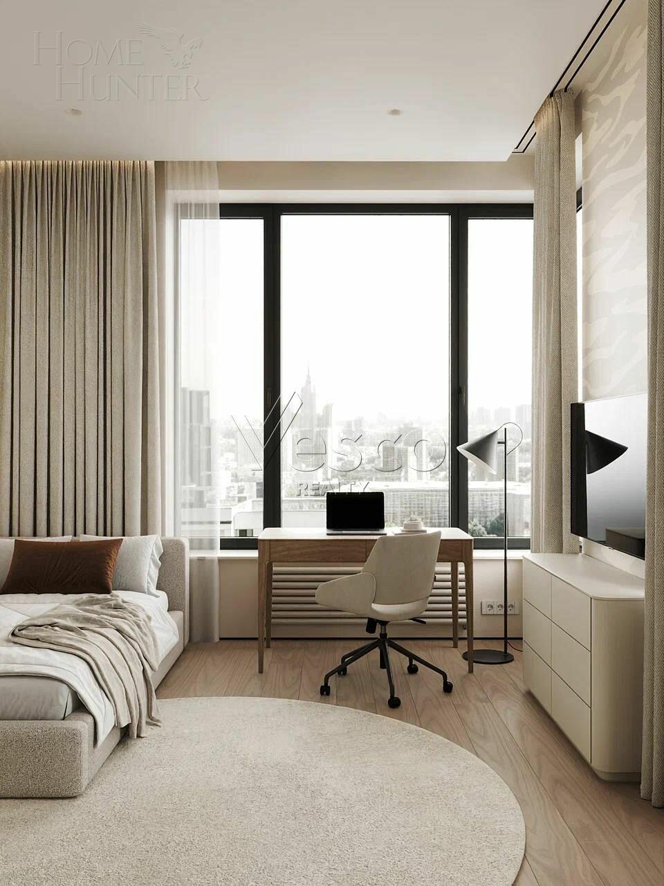 4-КОМН. КВАРТИРА С ОТДЕЛКОЙ 123 М² НА 23 ЭТАЖЕ