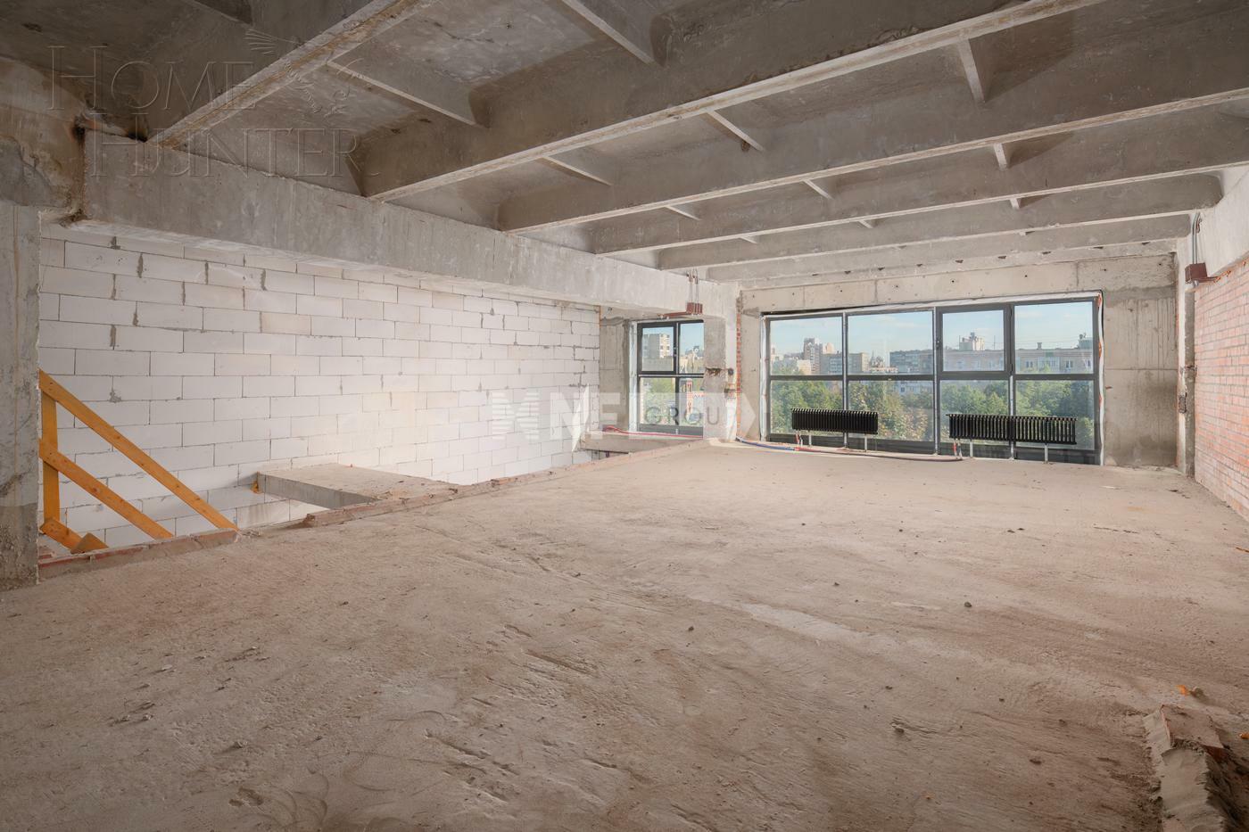 2-УРОВНЕВЫЕ АПАРТАМЕНТЫ БЕЗ ОТДЕЛКИ 157 М² НА 4 ЭТАЖЕ
