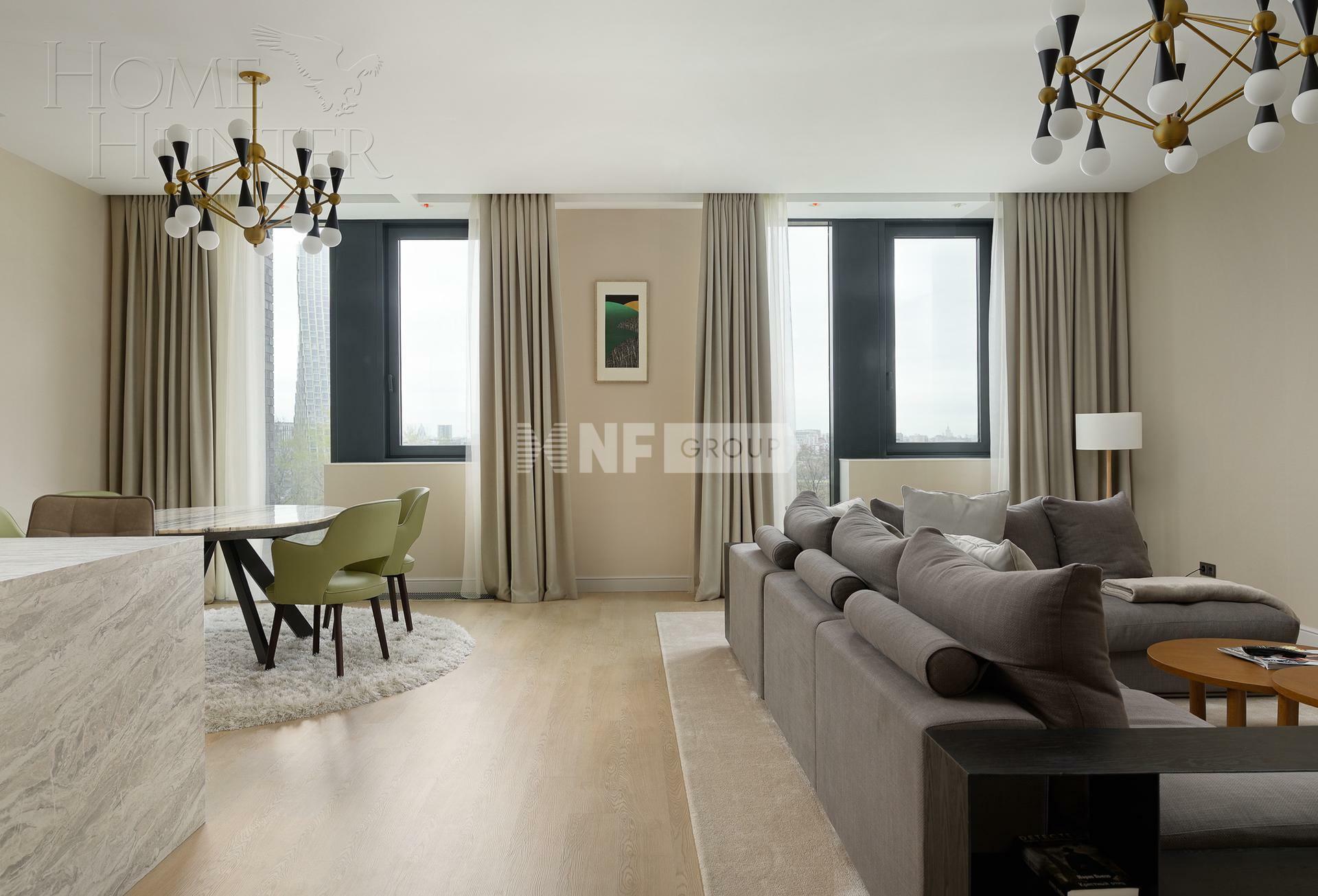 3-КОМН. КВАРТИРА С ОТДЕЛКОЙ 124.7 М² НА 6 ЭТАЖЕ