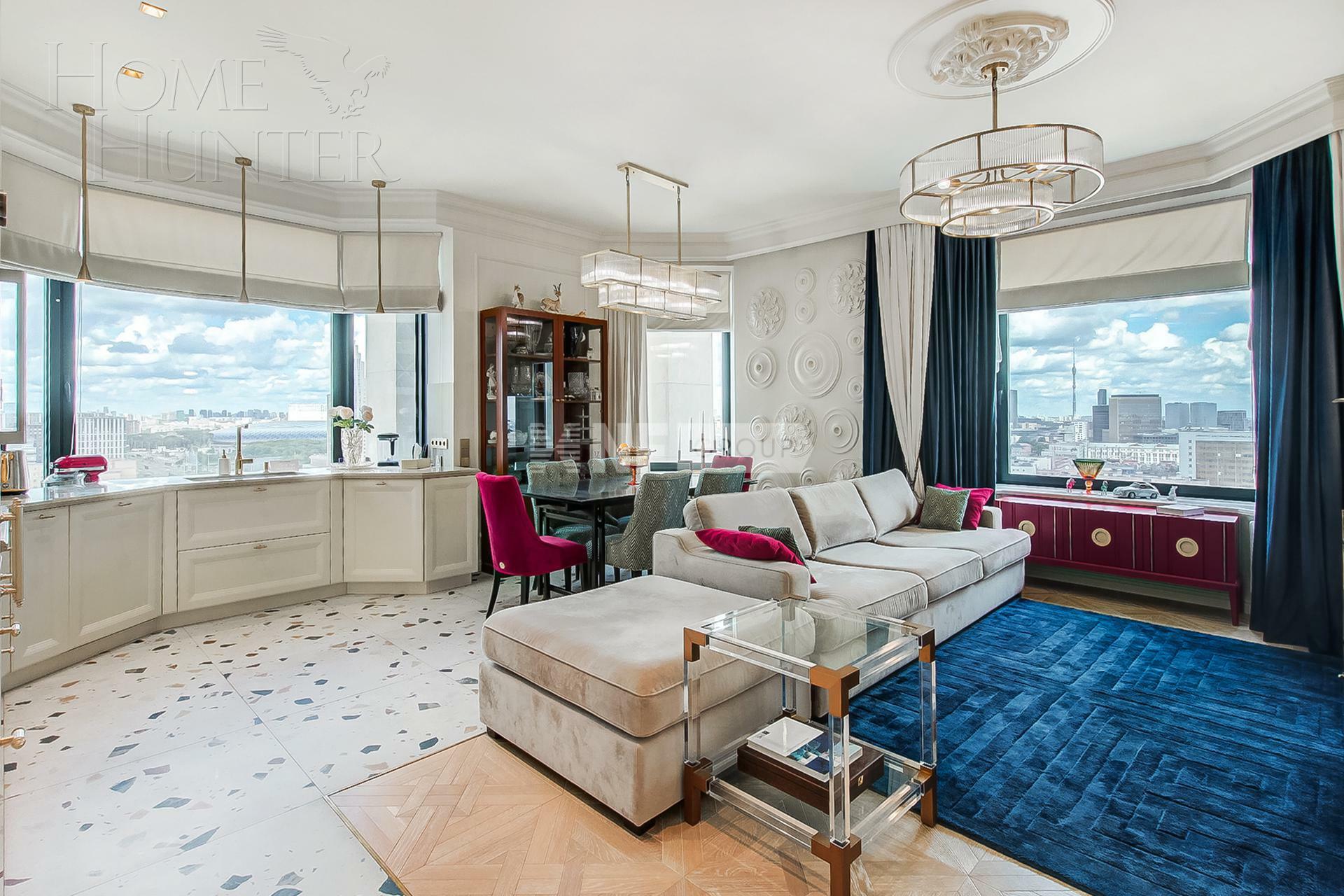 4-КОМН. КВАРТИРА С ОТДЕЛКОЙ 133.4 М² НА 23 ЭТАЖЕ