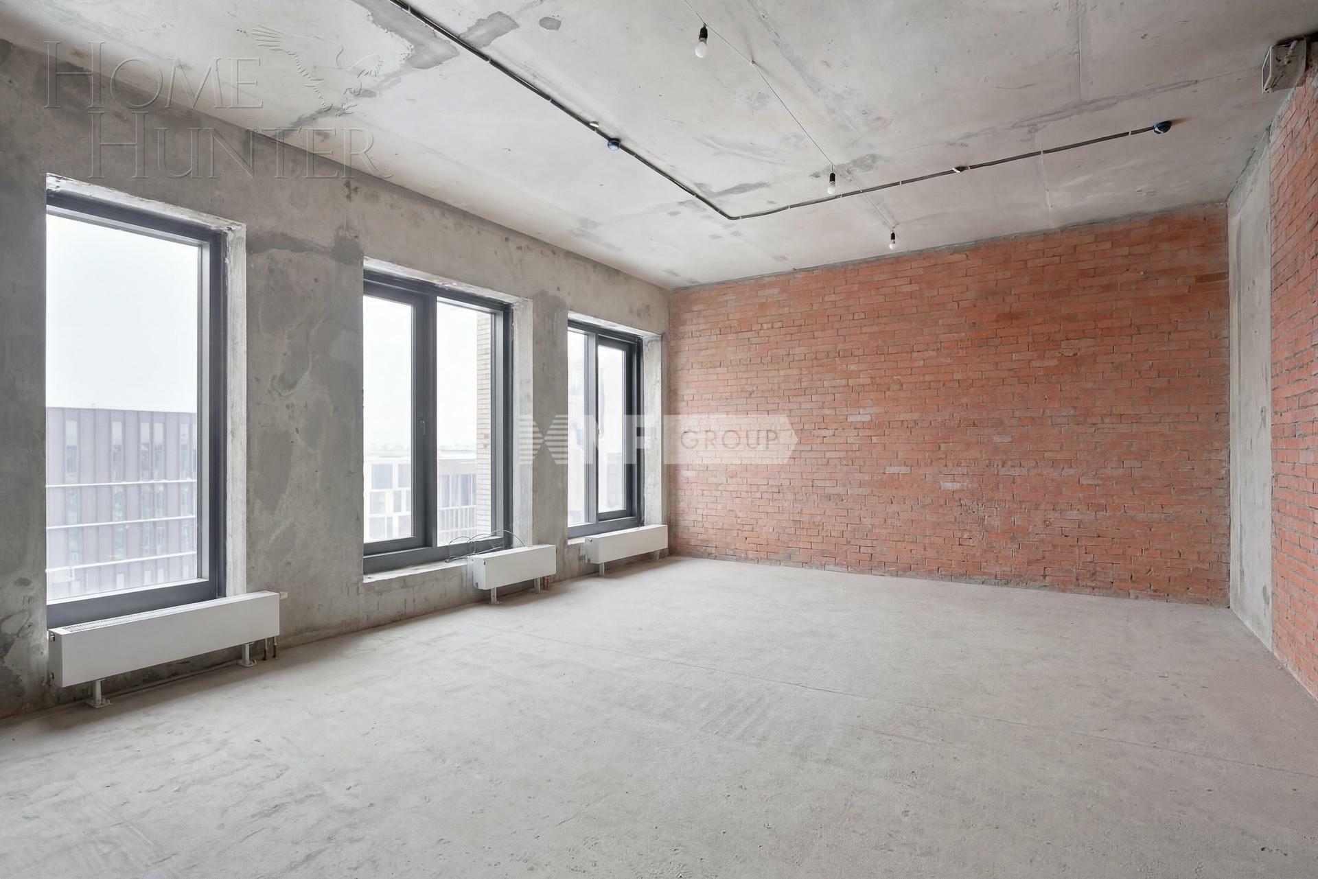3-КОМН. КВАРТИРА БЕЗ ОТДЕЛКИ 120 М² НА 13 ЭТАЖЕ