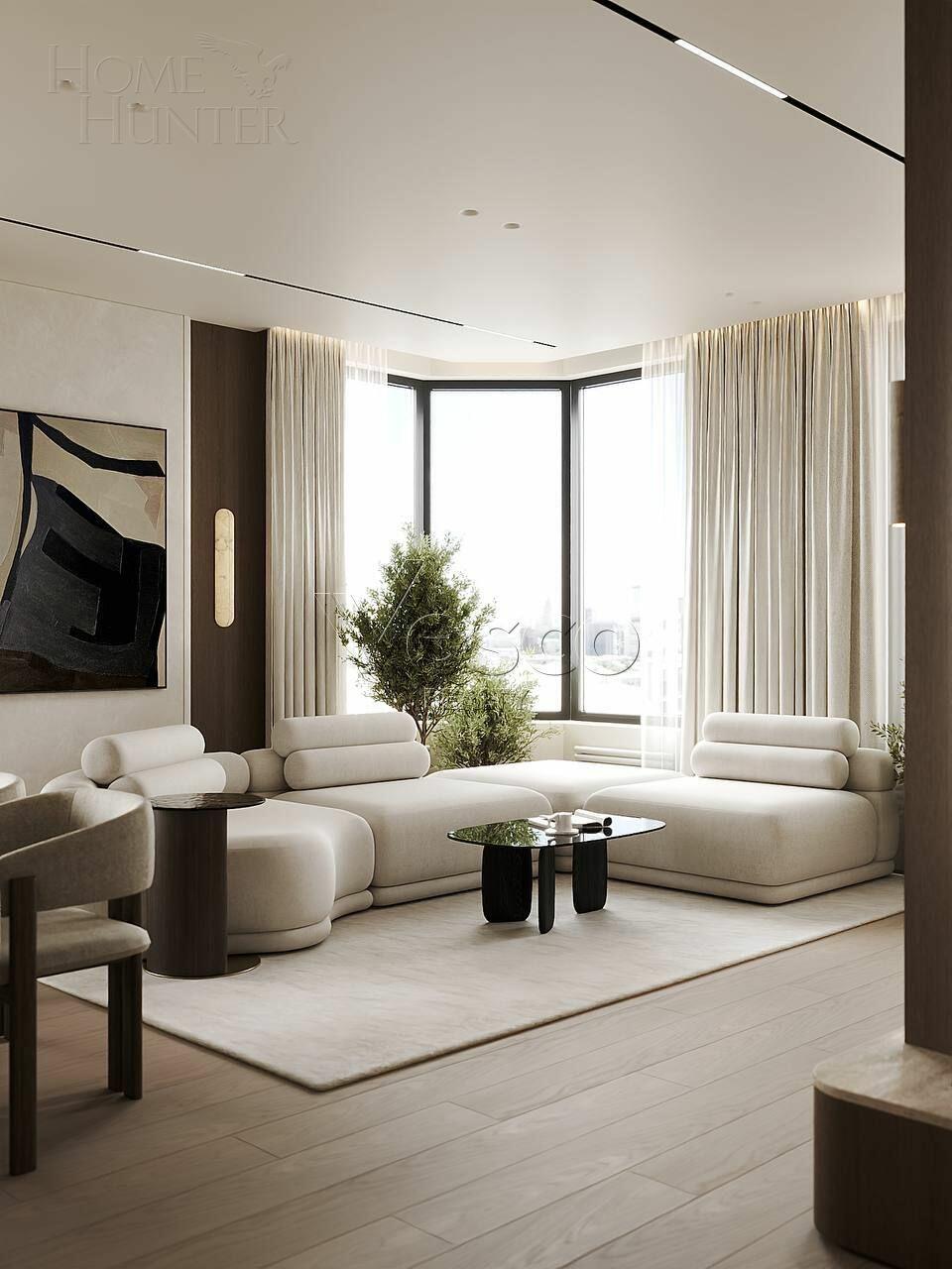 4-КОМН. КВАРТИРА С ОТДЕЛКОЙ 130 М² НА 24 ЭТАЖЕ