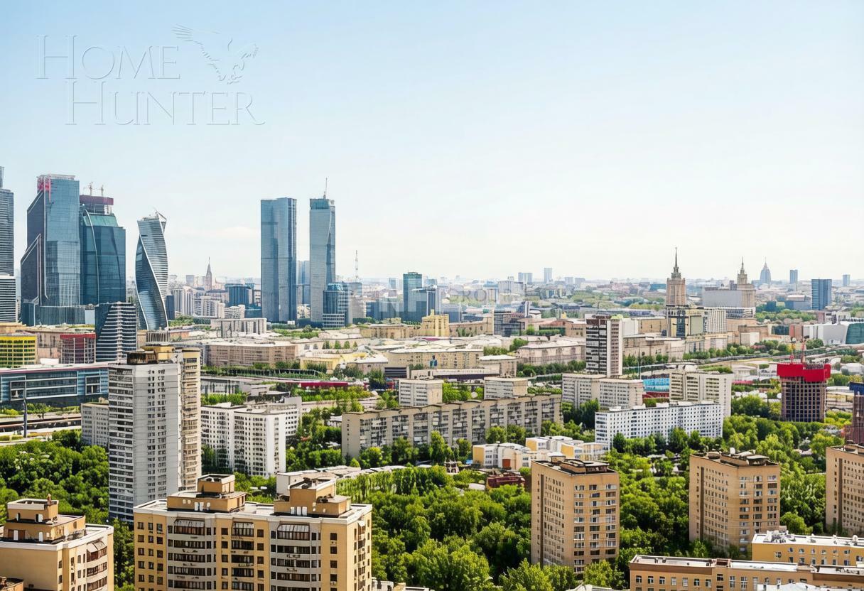2-КОМН. КВАРТИРА С ОТДЕЛКОЙ 168 М² НА 50 ЭТАЖЕ