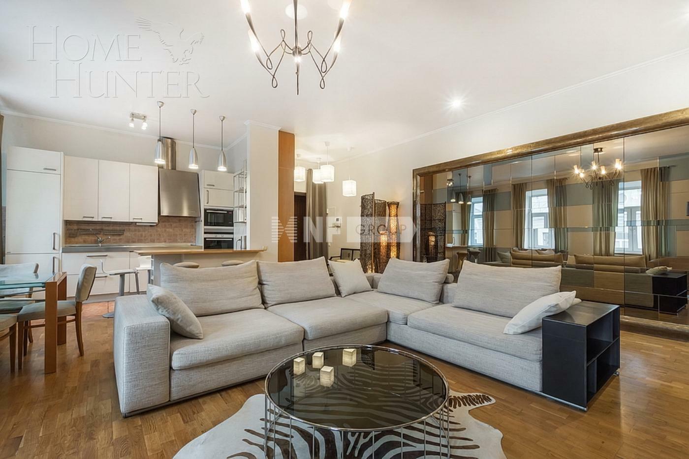 3-КОМН. КВАРТИРА С ОТДЕЛКОЙ 124 М² НА 3 ЭТАЖЕ