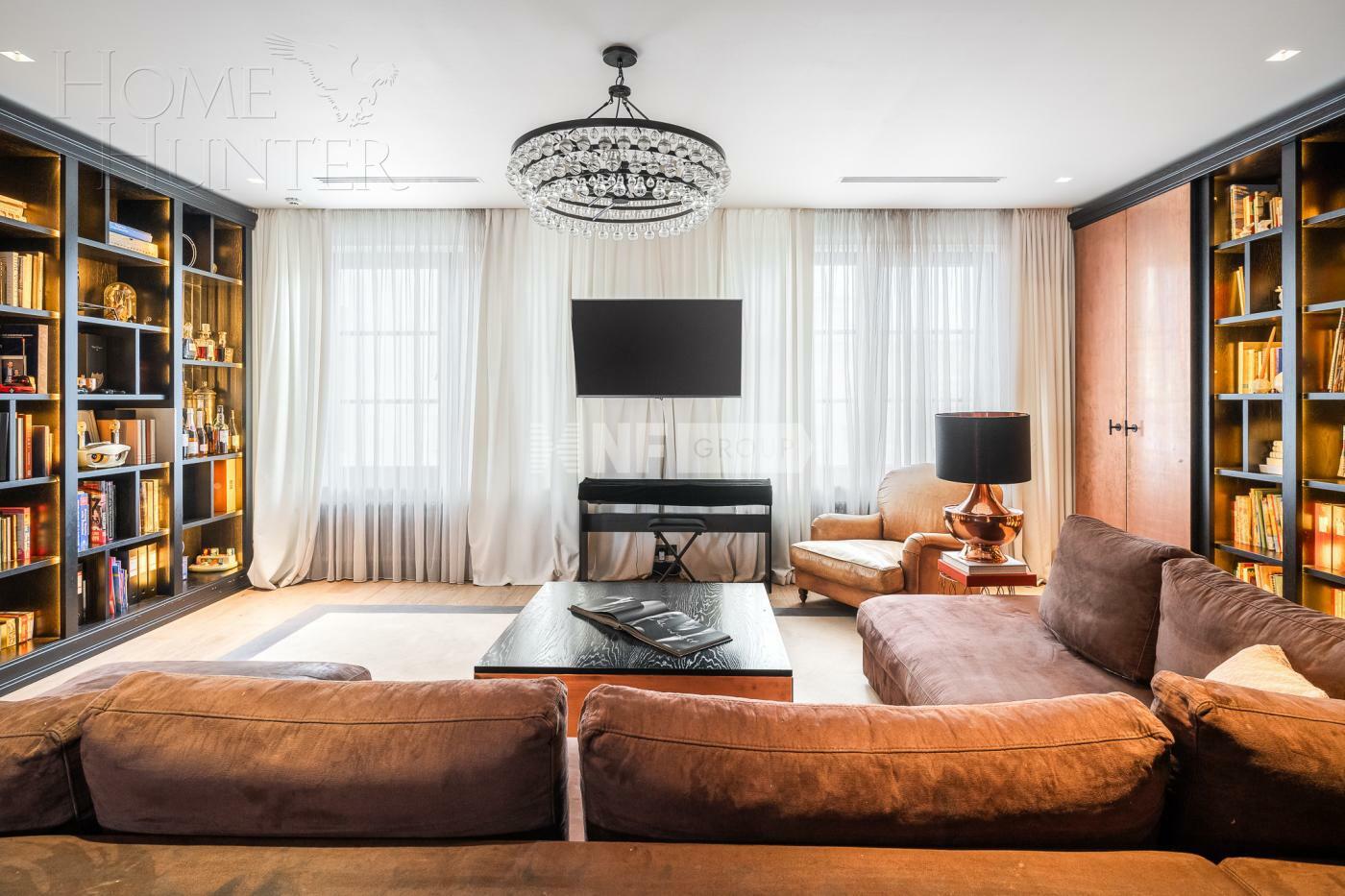 3-КОМН. ПЕНТХАУС С ОТДЕЛКОЙ 210 М² НА 10 ЭТАЖЕ