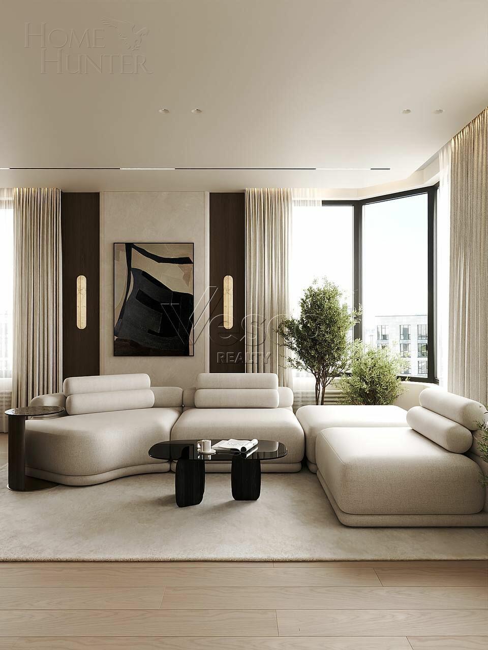 4-КОМН. КВАРТИРА С ОТДЕЛКОЙ 130 М² НА 24 ЭТАЖЕ