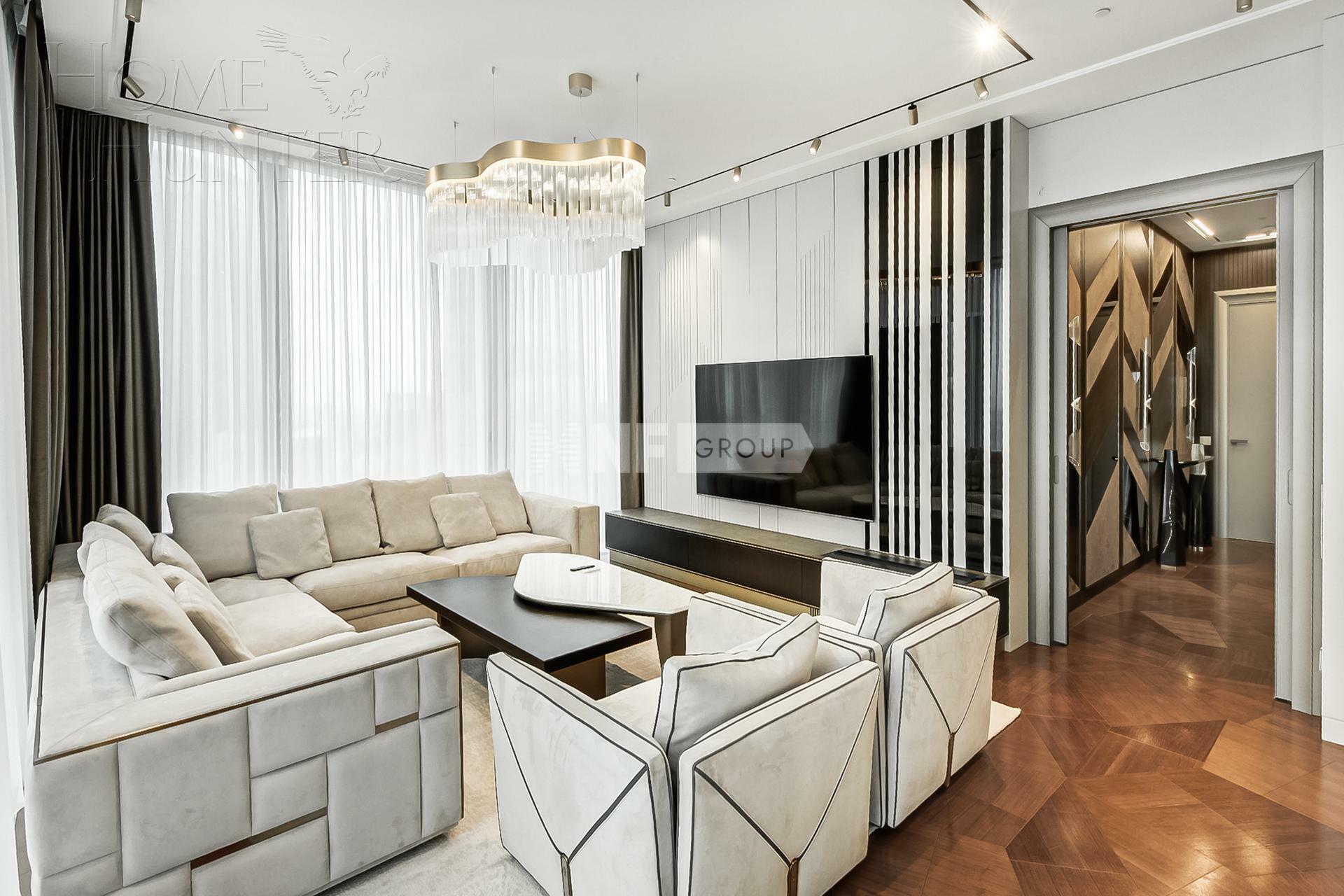 4-КОМН. АПАРТАМЕНТЫ С ОТДЕЛКОЙ 250 М² НА 57 ЭТАЖЕ