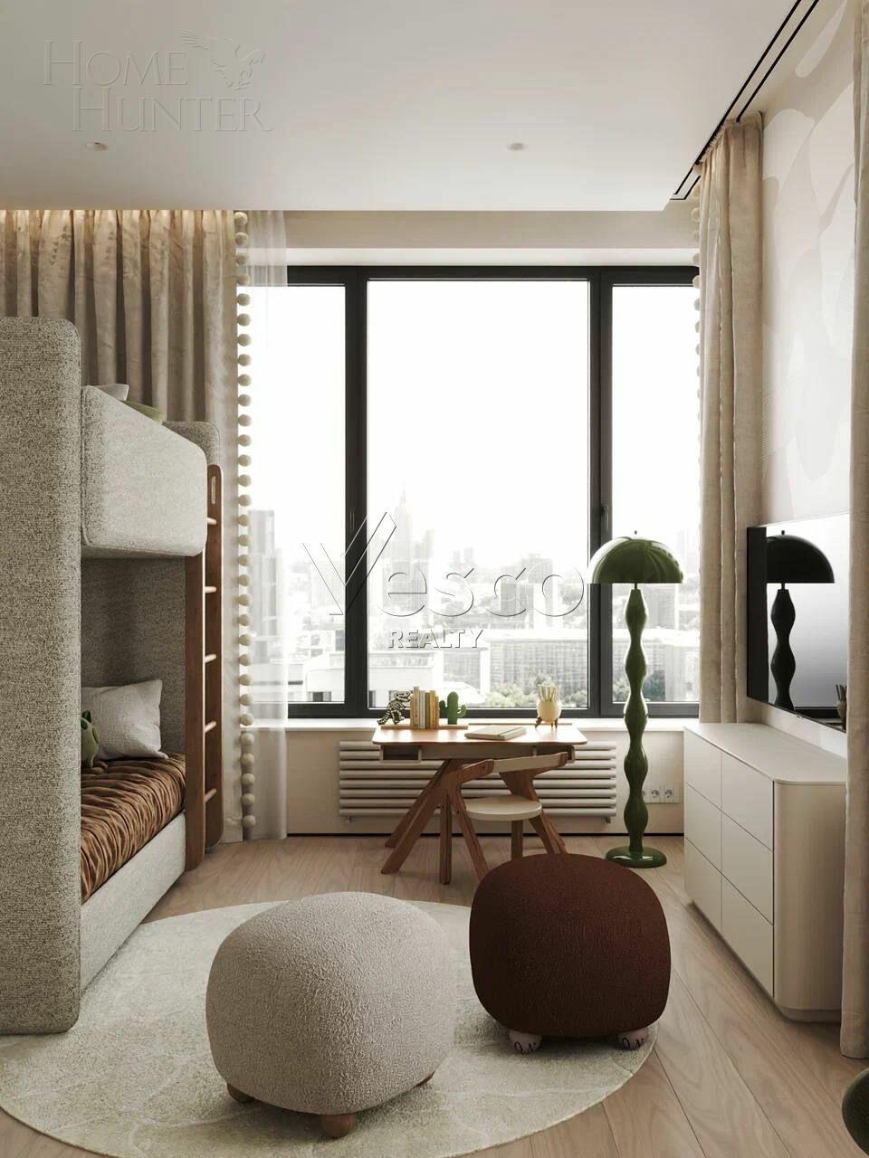 4-КОМН. КВАРТИРА С ОТДЕЛКОЙ 123 М² НА 23 ЭТАЖЕ