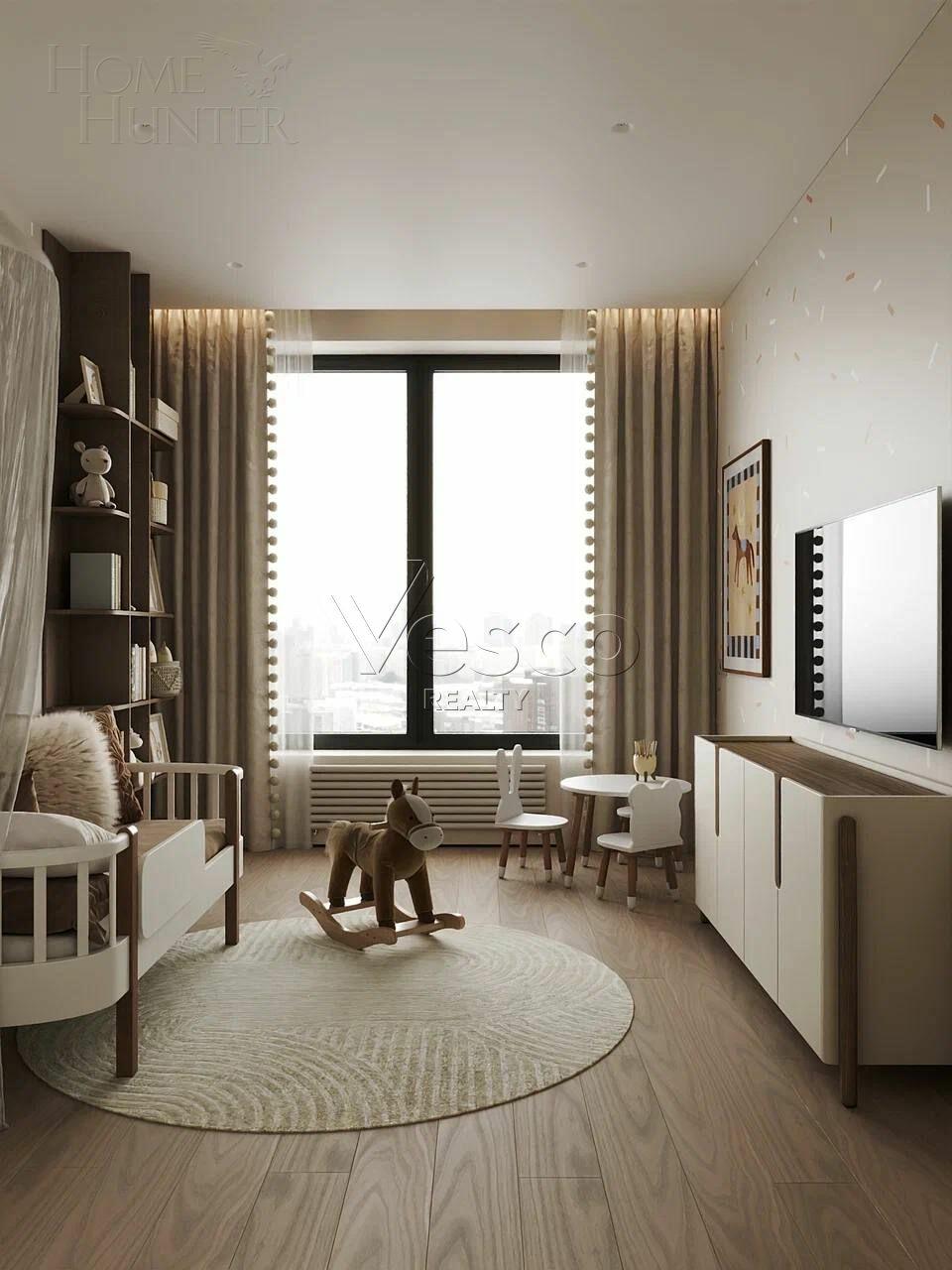 4-КОМН. КВАРТИРА С ОТДЕЛКОЙ 123 М² НА 23 ЭТАЖЕ
