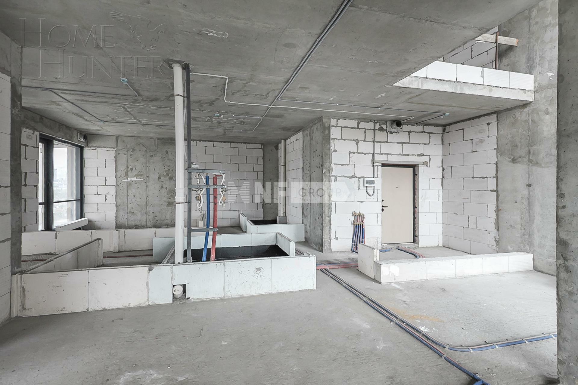 2-УРОВНЕВАЯ КВАРТИРА БЕЗ ОТДЕЛКИ 202.8 М² НА 8 ЭТАЖЕ