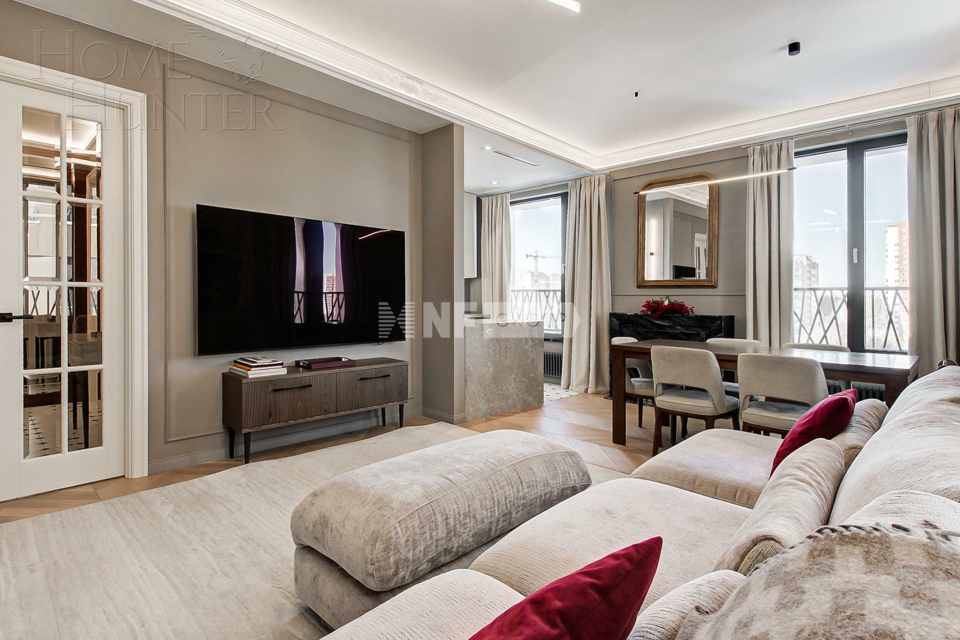 3-КОМН. КВАРТИРА С ОТДЕЛКОЙ 104.59 М² НА 7 ЭТАЖЕ