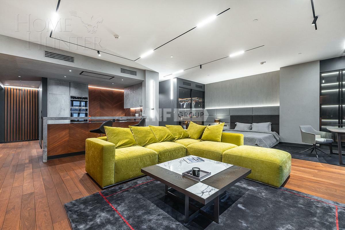 1-КОМН. АПАРТАМЕНТЫ С ОТДЕЛКОЙ 94.4 М² НА 35 ЭТАЖЕ