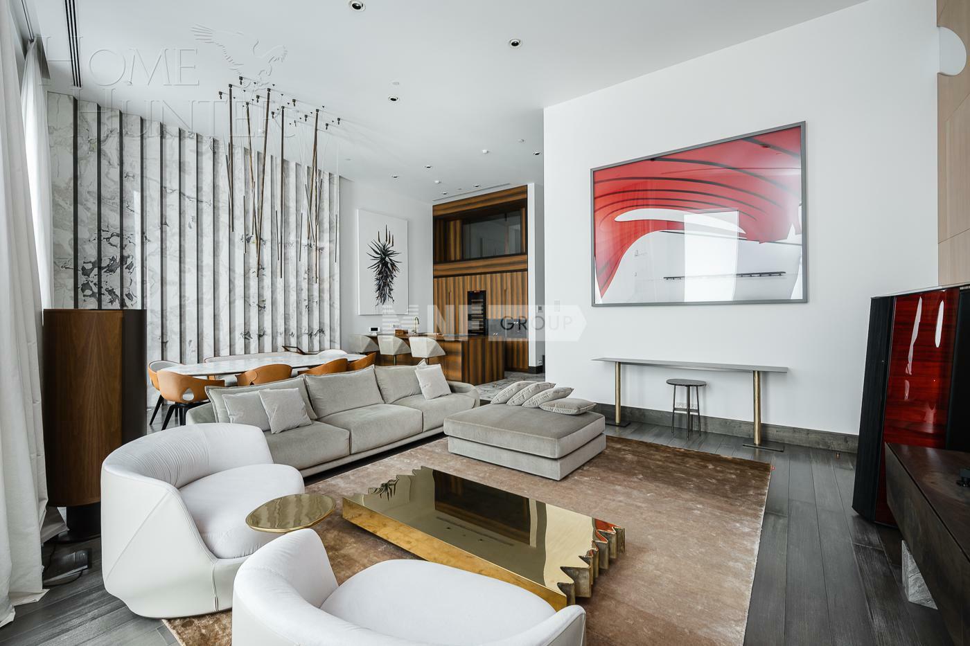 2-КОМН. КВАРТИРА С ОТДЕЛКОЙ 168 М² НА 50 ЭТАЖЕ