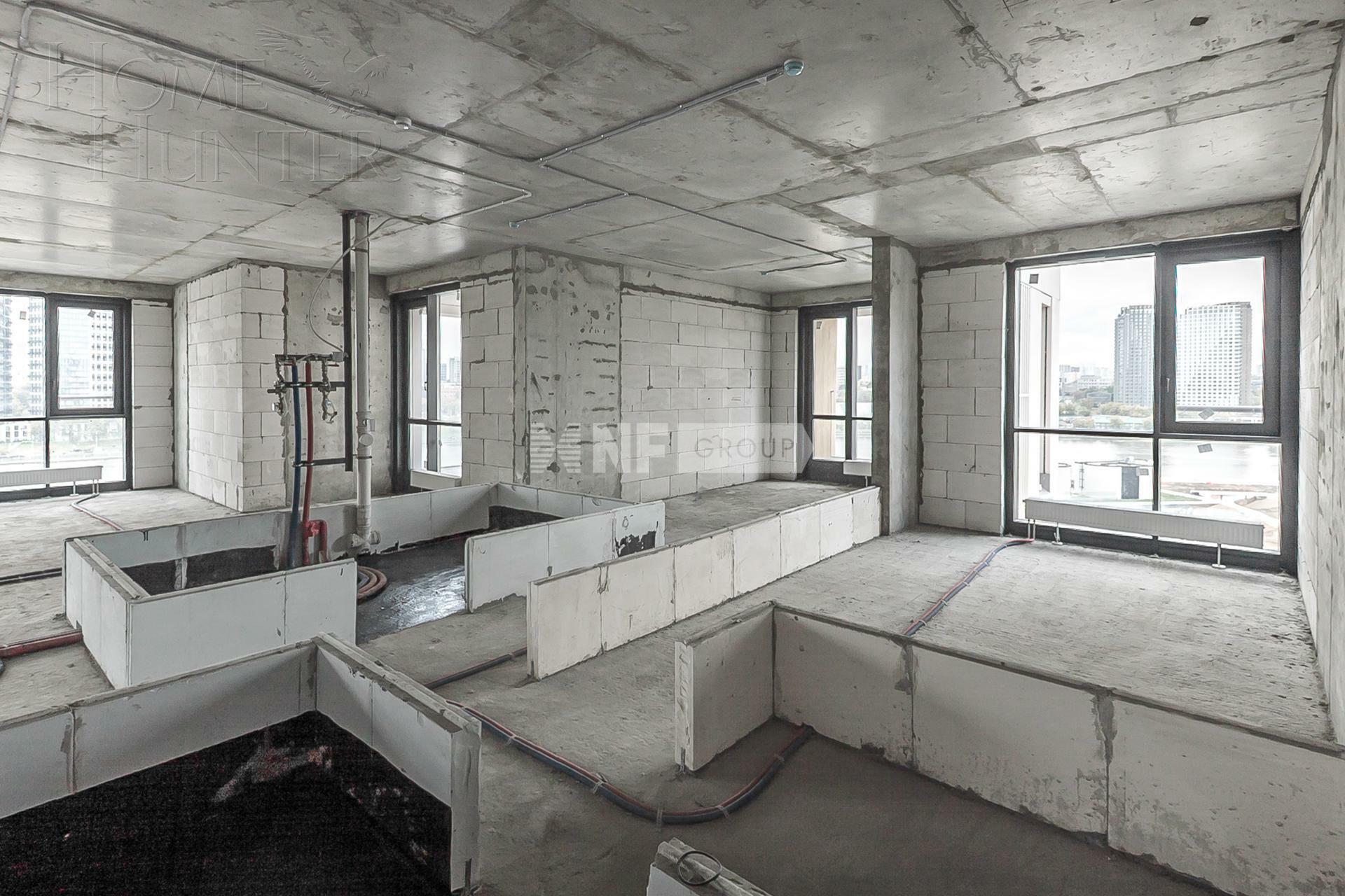 2-УРОВНЕВАЯ КВАРТИРА БЕЗ ОТДЕЛКИ 202.8 М² НА 8 ЭТАЖЕ