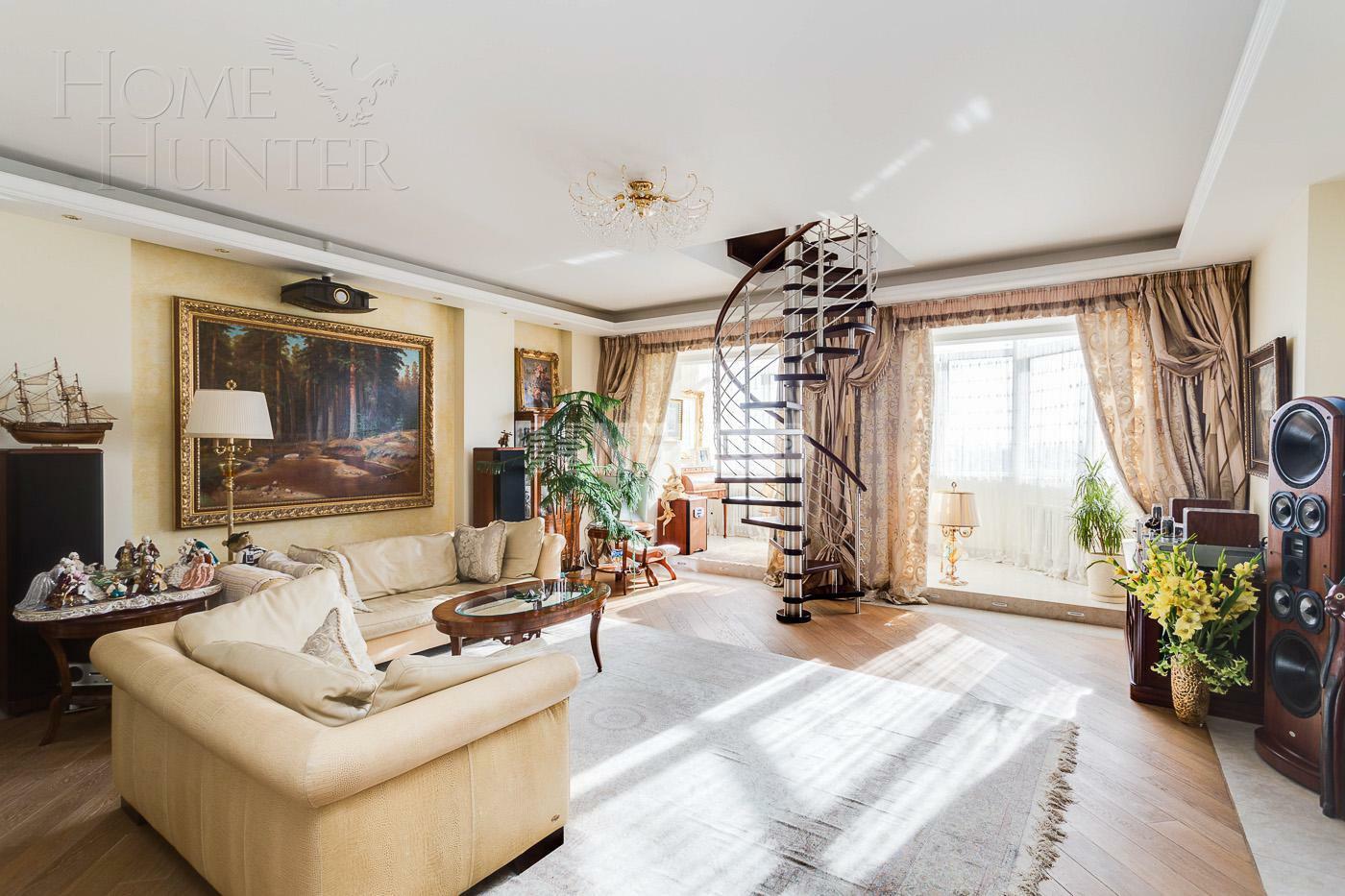 2-УРОВНЕВЫЙ ПЕНТХАУС С ОТДЕЛКОЙ 256.1 М² НА 17 ЭТАЖЕ