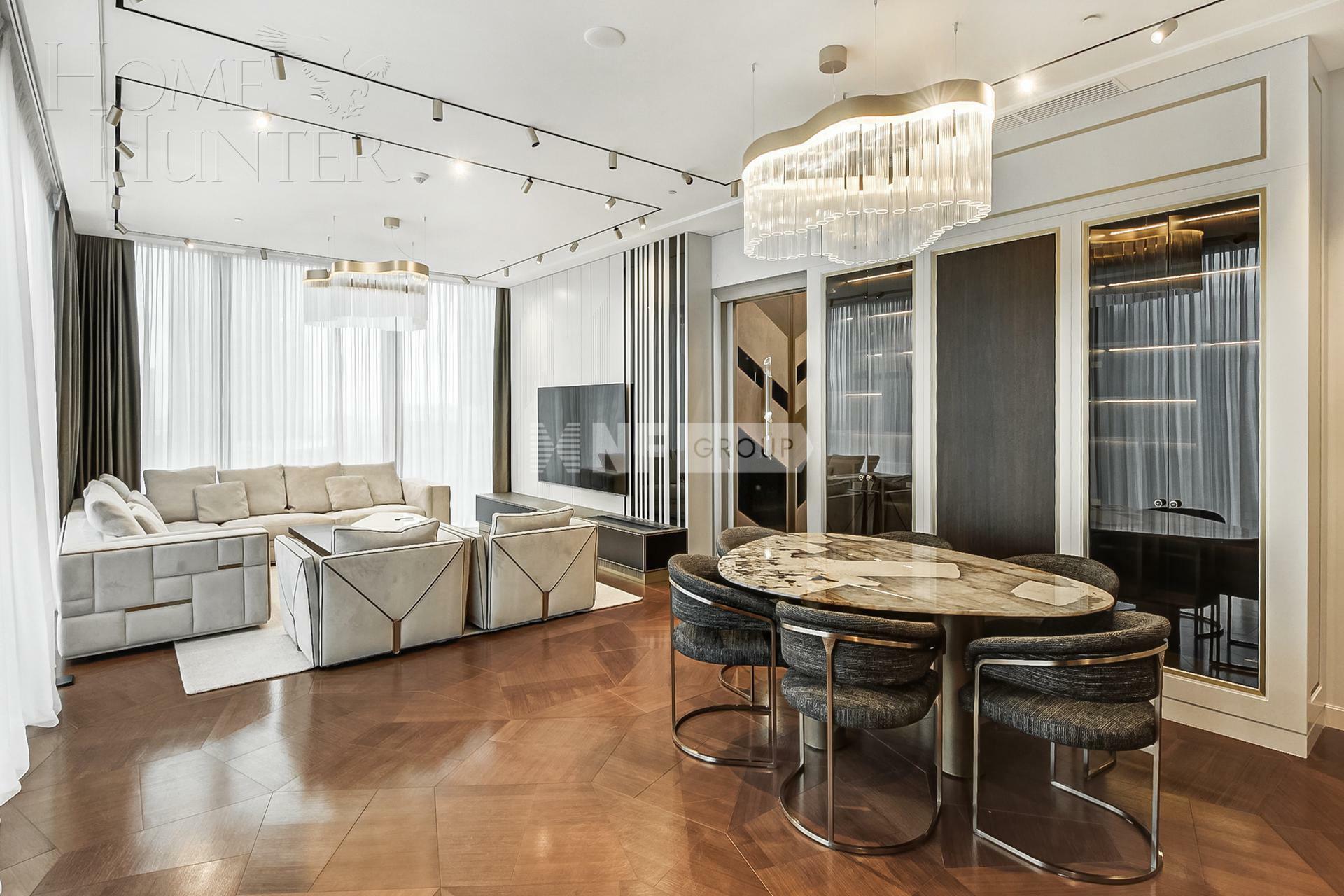4-КОМН. АПАРТАМЕНТЫ С ОТДЕЛКОЙ 250 М² НА 57 ЭТАЖЕ