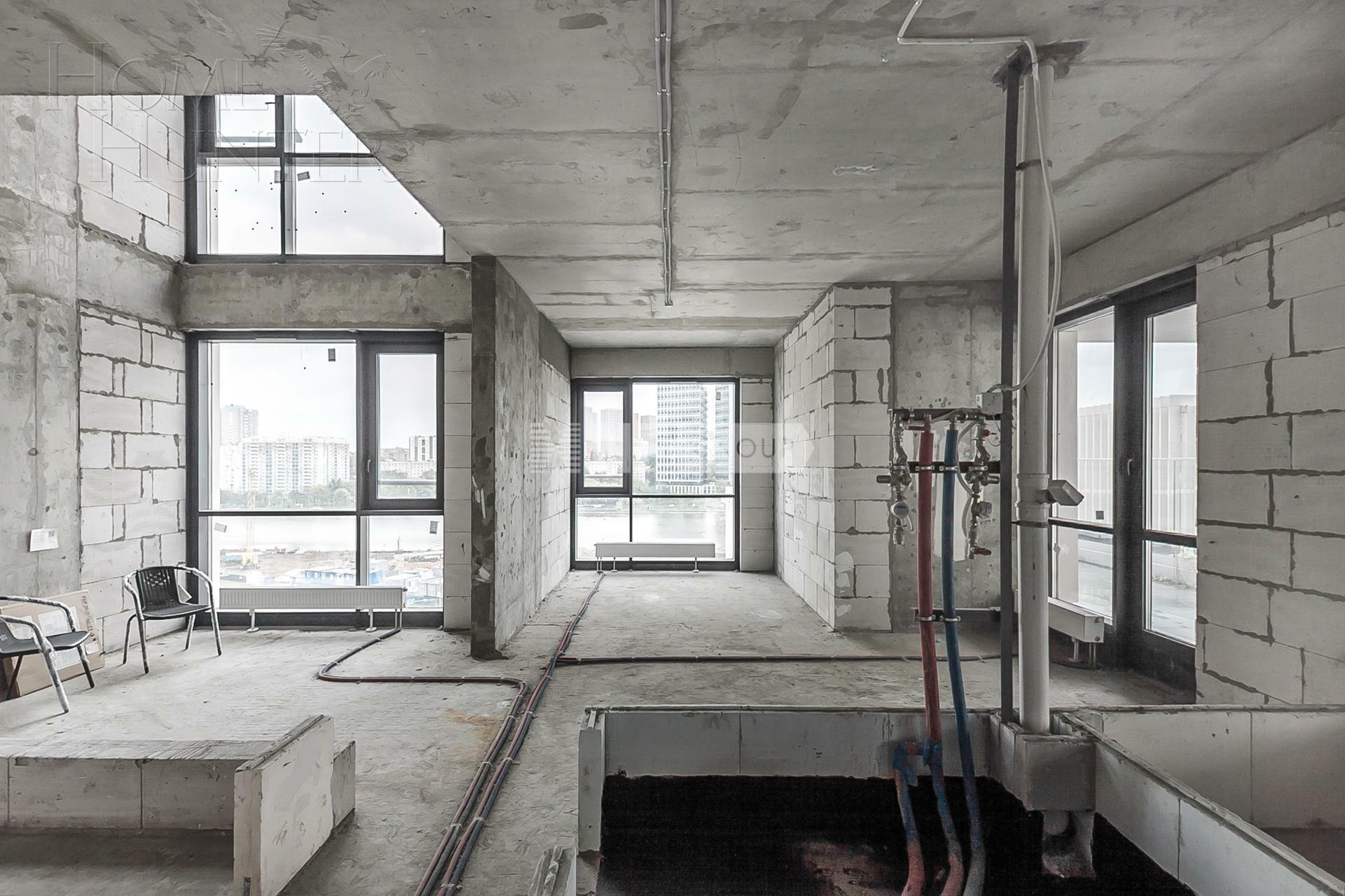2-УРОВНЕВАЯ КВАРТИРА БЕЗ ОТДЕЛКИ 202.8 М² НА 8 ЭТАЖЕ