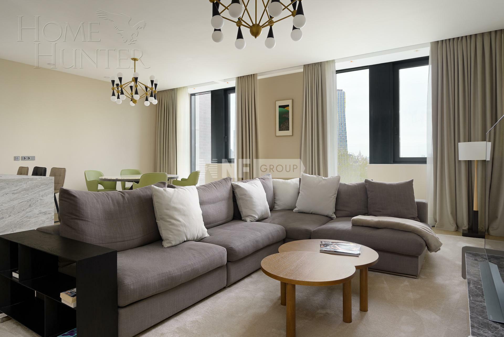 3-КОМН. КВАРТИРА С ОТДЕЛКОЙ 124.7 М² НА 6 ЭТАЖЕ