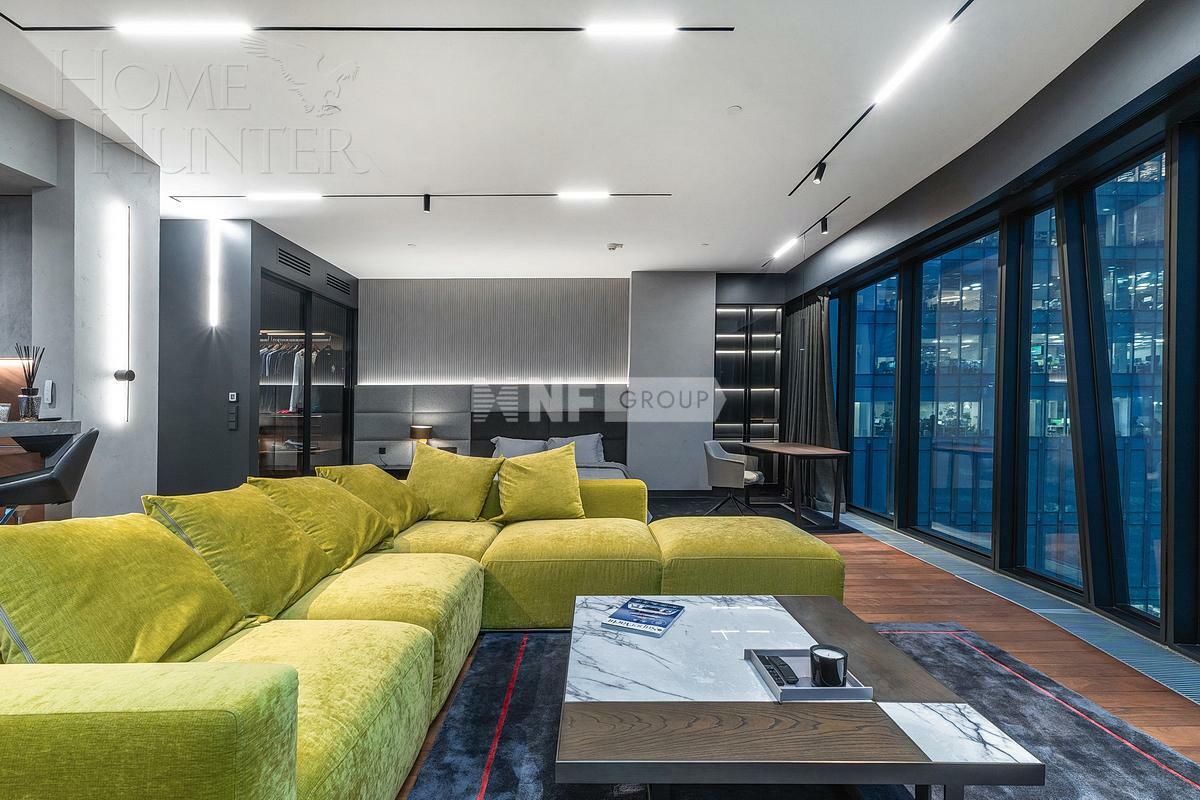 1-КОМН. АПАРТАМЕНТЫ С ОТДЕЛКОЙ 94.4 М² НА 35 ЭТАЖЕ