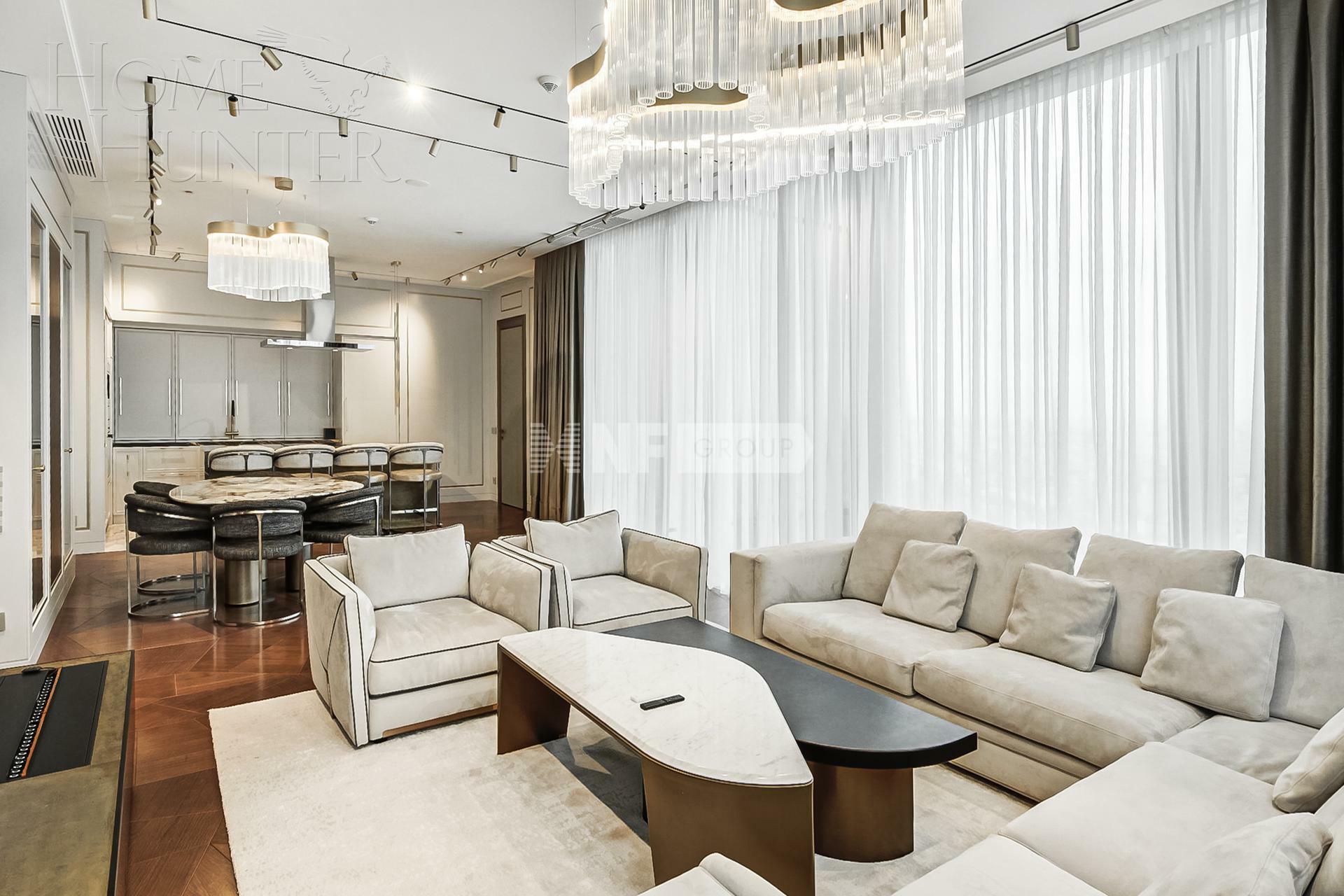 4-КОМН. АПАРТАМЕНТЫ С ОТДЕЛКОЙ 250 М² НА 57 ЭТАЖЕ
