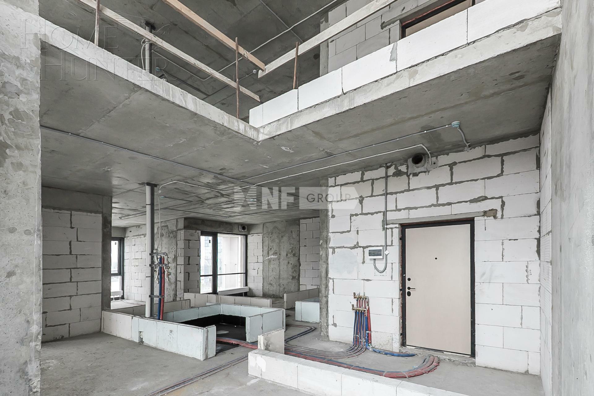 2-УРОВНЕВАЯ КВАРТИРА БЕЗ ОТДЕЛКИ 202.8 М² НА 8 ЭТАЖЕ