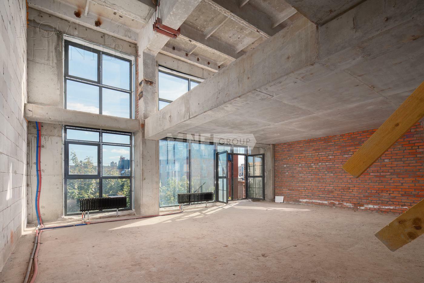 2-УРОВНЕВЫЕ АПАРТАМЕНТЫ БЕЗ ОТДЕЛКИ 157 М² НА 4 ЭТАЖЕ