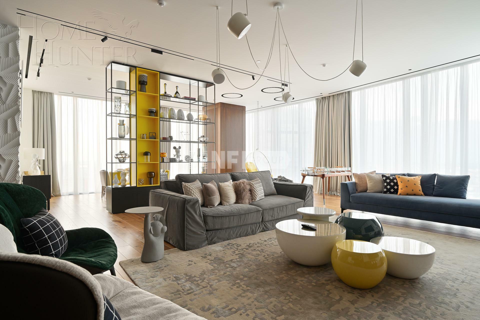 12-КОМН. АПАРТАМЕНТЫ С ОТДЕЛКОЙ 1 000 М² НА 77 ЭТАЖЕ