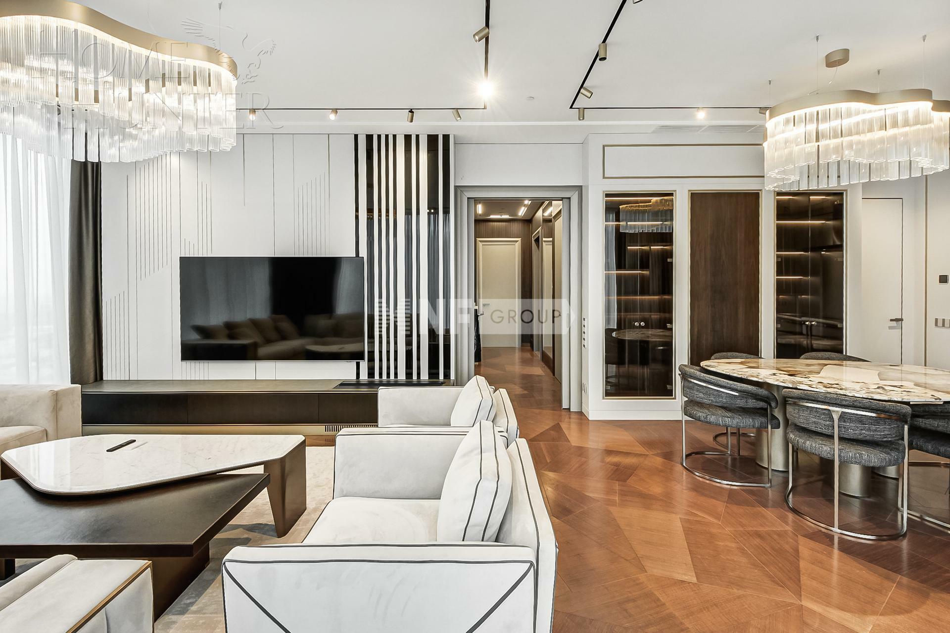4-КОМН. АПАРТАМЕНТЫ С ОТДЕЛКОЙ 250 М² НА 57 ЭТАЖЕ