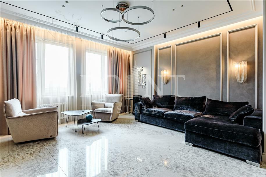 4-КОМН. КВАРТИРА С ОТДЕЛКОЙ 192 М² НА 9 ЭТАЖЕ