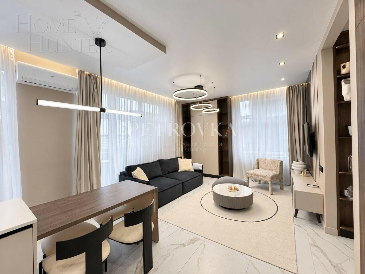 1-этажный таунхаус 150 м² с отделкой