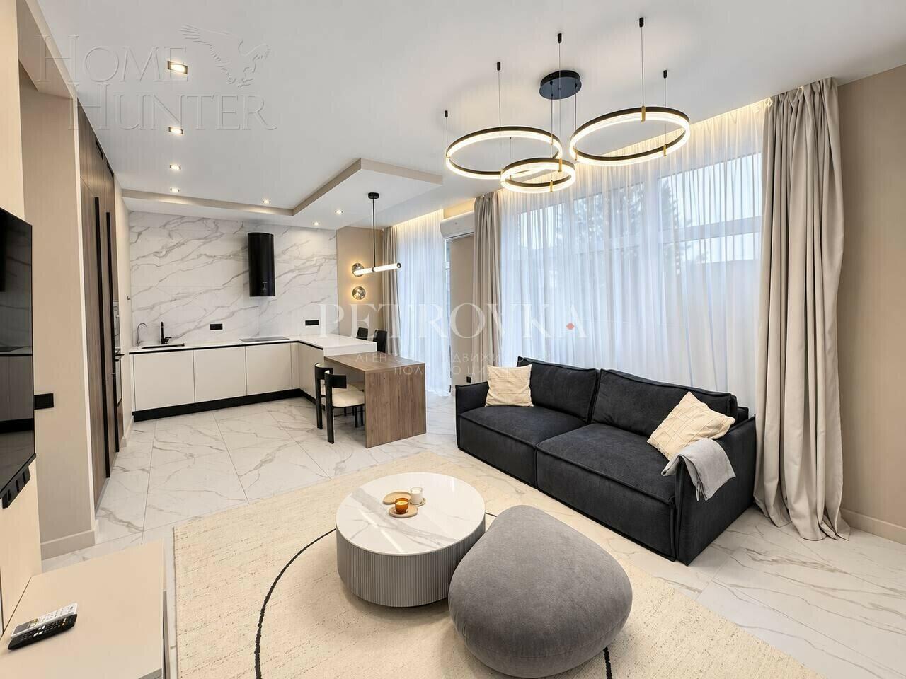 1-этажный таунхаус 150 м² с отделкой