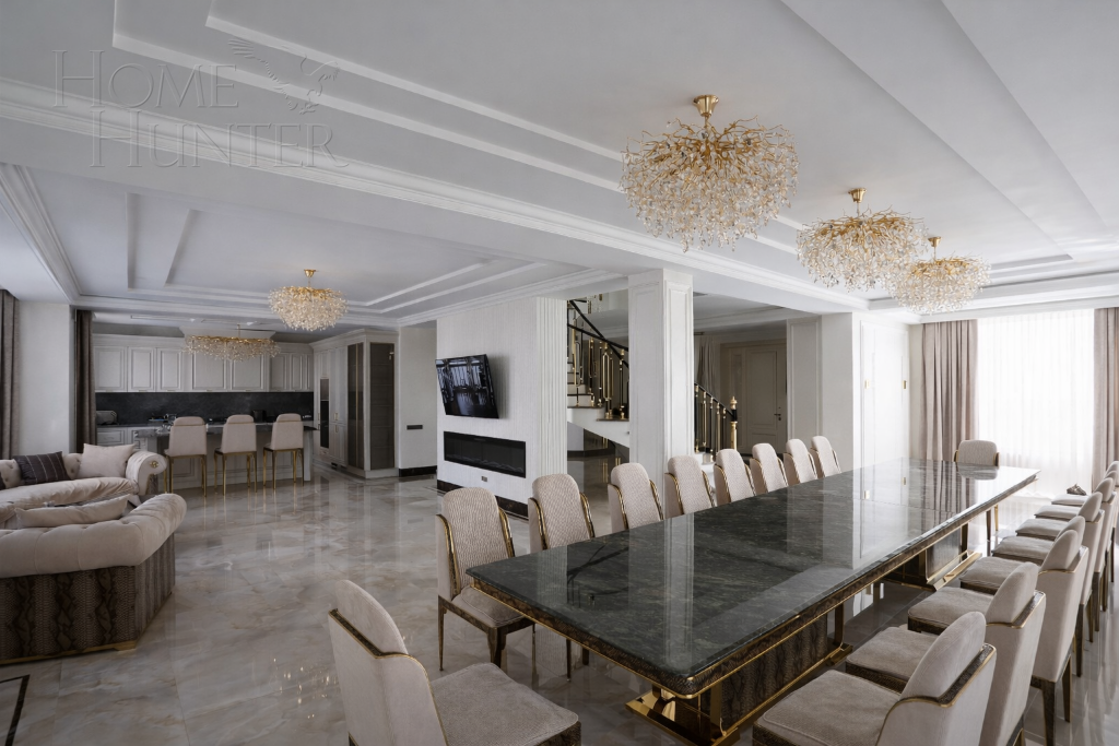 3-этажный коттедж 850 м² с отделкой