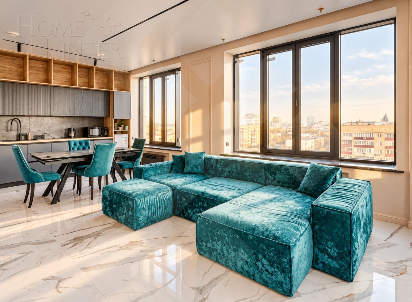 4-КОМН. АПАРТАМЕНТЫ С ОТДЕЛКОЙ 110 М² НА 9 ЭТАЖЕ