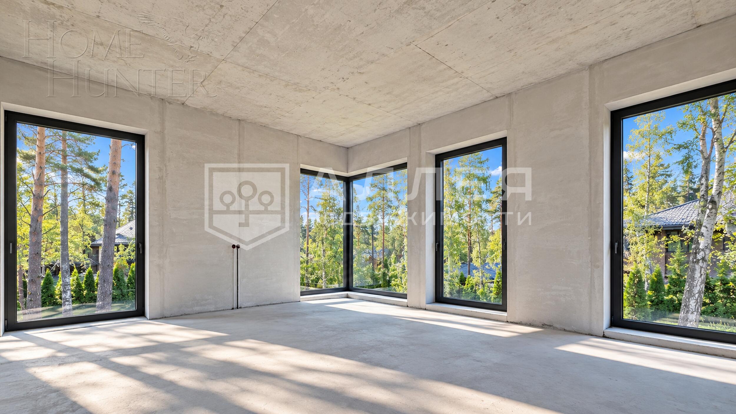 2-этажный коттедж 550 м² без отделки