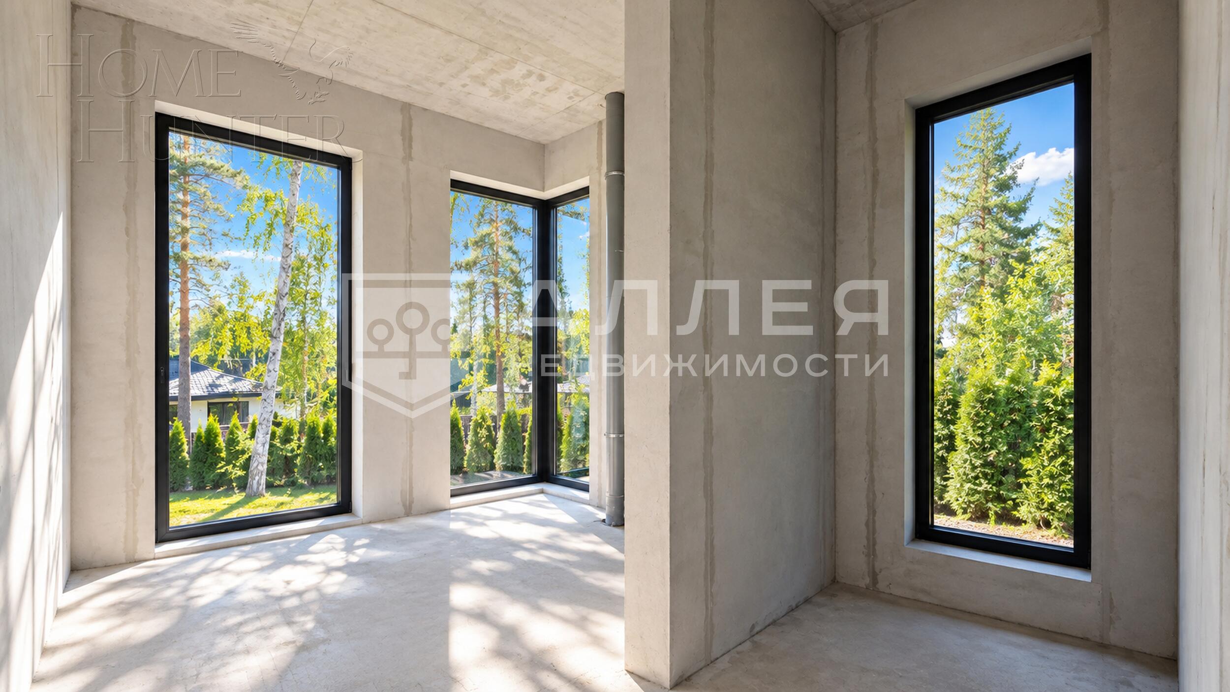 2-этажный коттедж 550 м² без отделки