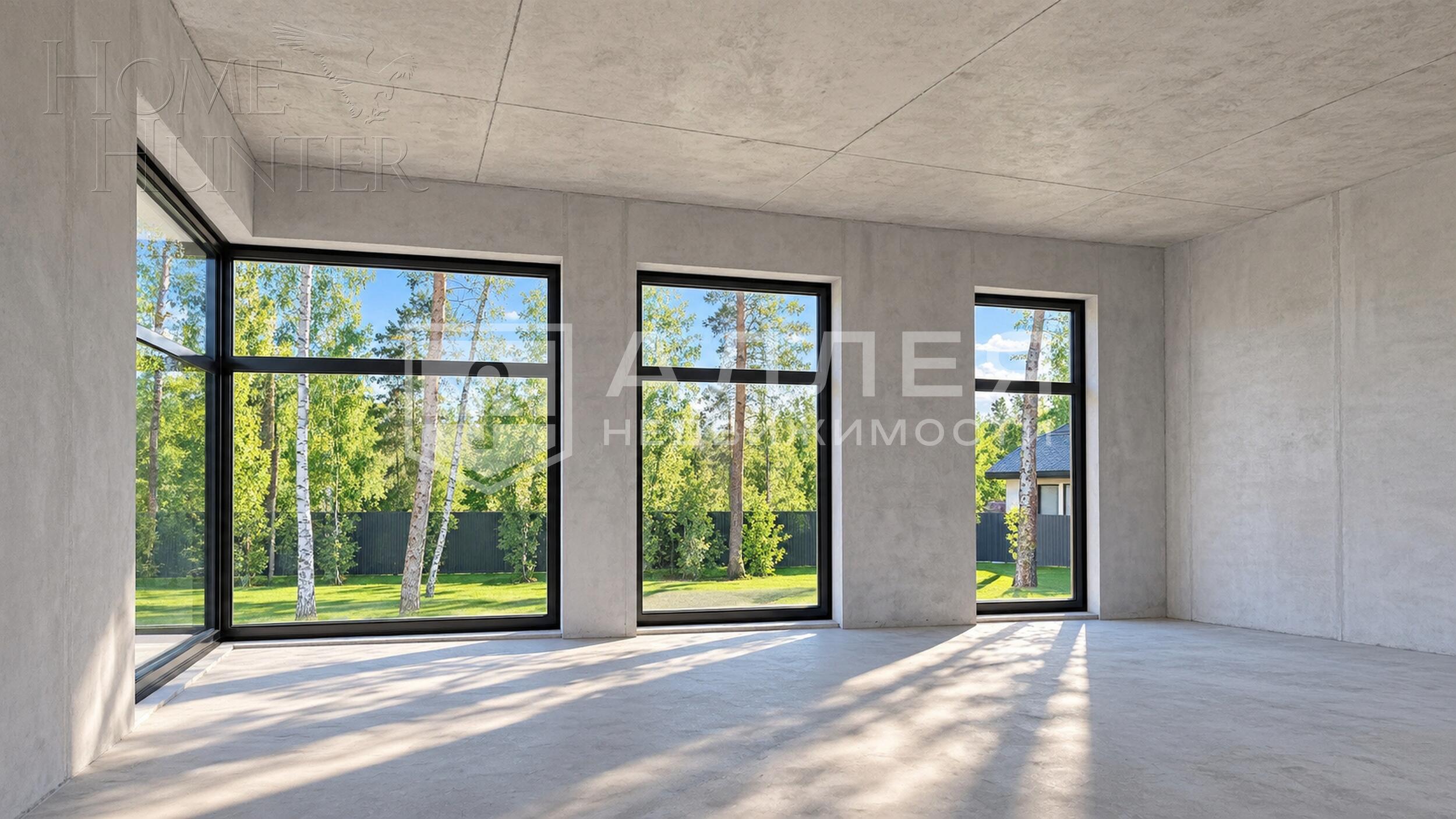 2-этажный коттедж 550 м² без отделки
