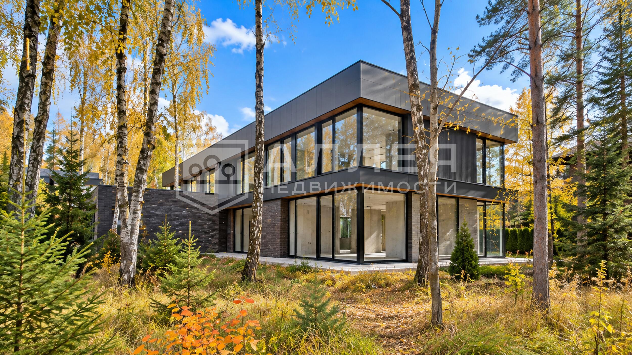2-этажный коттедж 550 м² без отделки