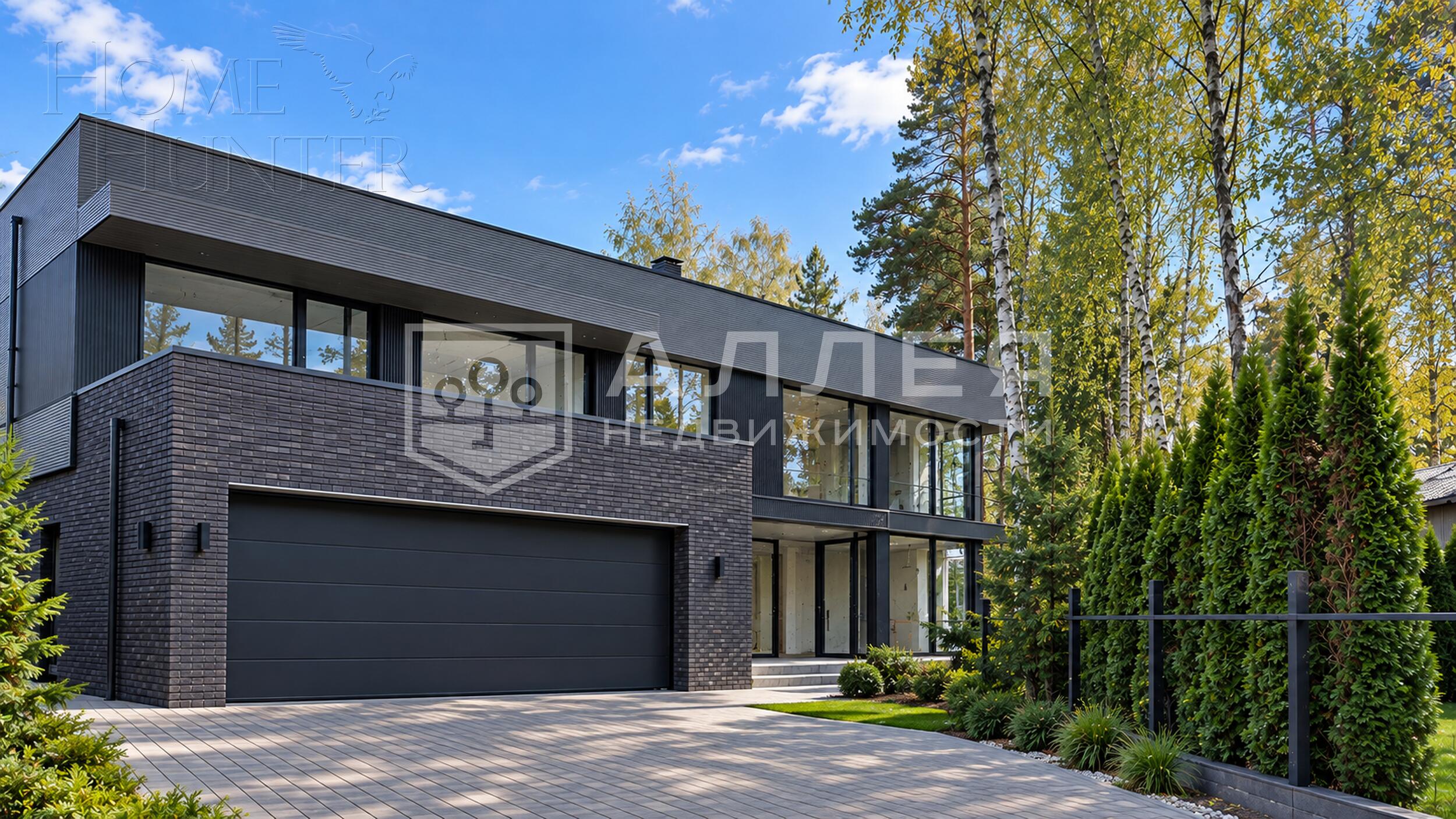 2-этажный коттедж 550 м² без отделки