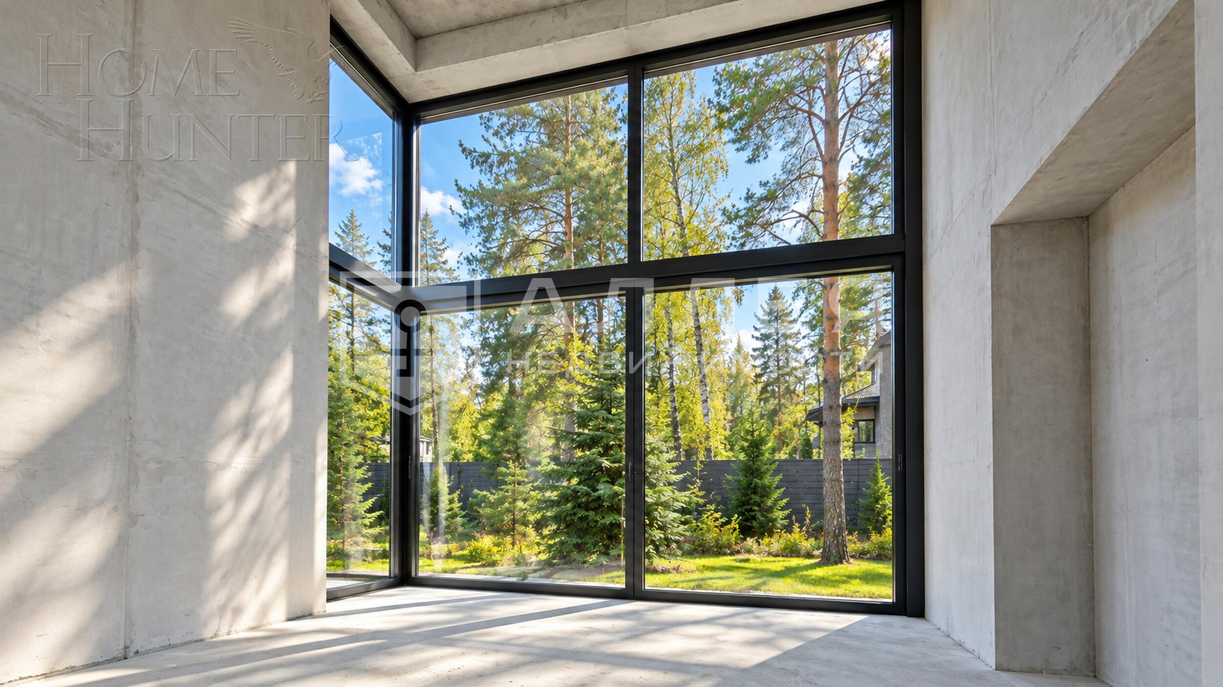 2-этажный коттедж 550 м² без отделки