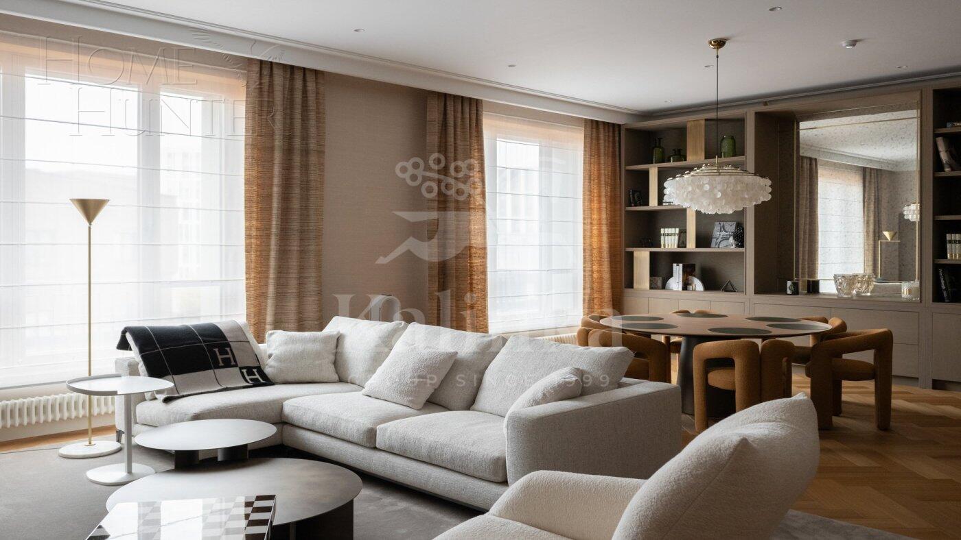 3-КОМН. АПАРТАМЕНТЫ С ОТДЕЛКОЙ 139 М² НА 5 ЭТАЖЕ