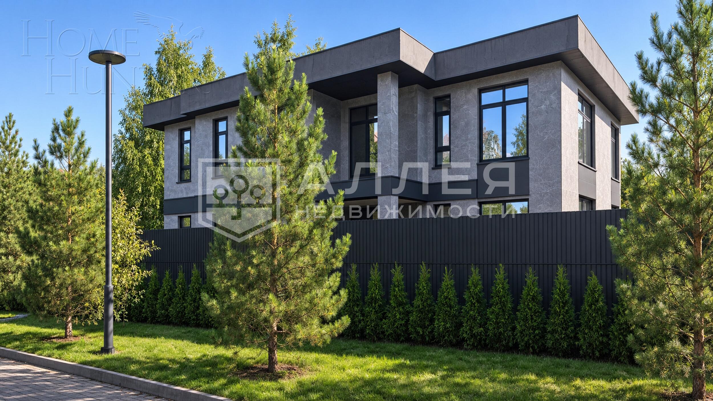 2-этажный коттедж 490 м² без отделки
